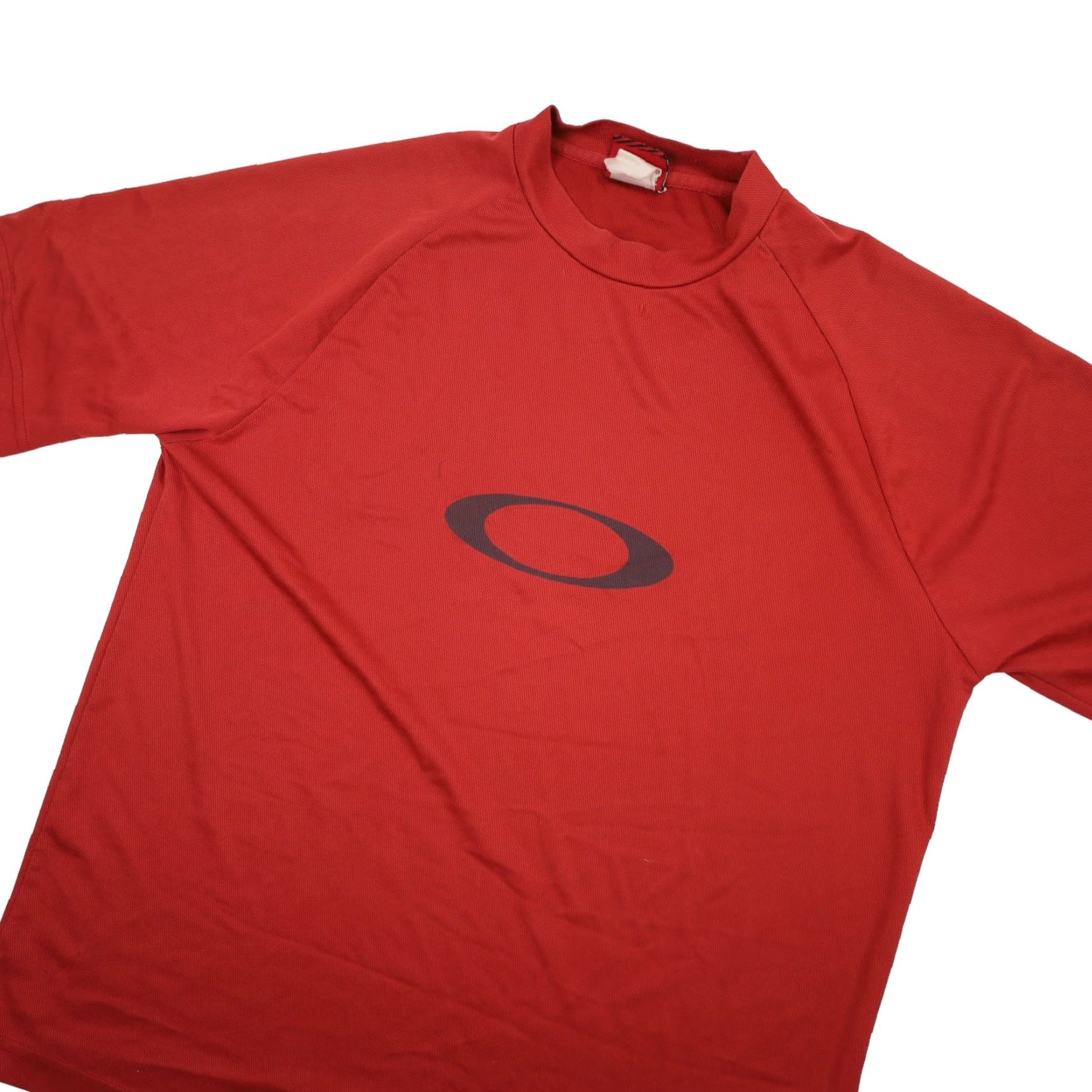 Oakley VINTAGE Oakley Mens Medium Classic Logo Athletic Shirt Red Shirt Mens M Red Oakley Classic Logo Athletic Shirt Size US M / EU 48-50 / 2 - 2 Thumbnail