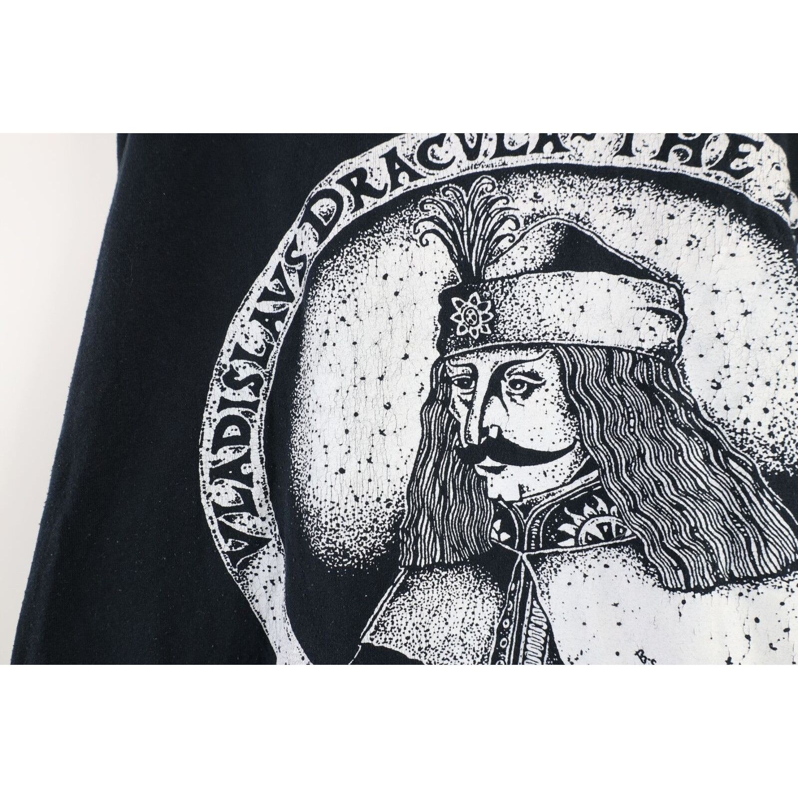 Vintage Vintage Spell Out Vladislavs Dracula The Impaler T-Shirt Size US XL / EU 56 / 4 - 5 Thumbnail