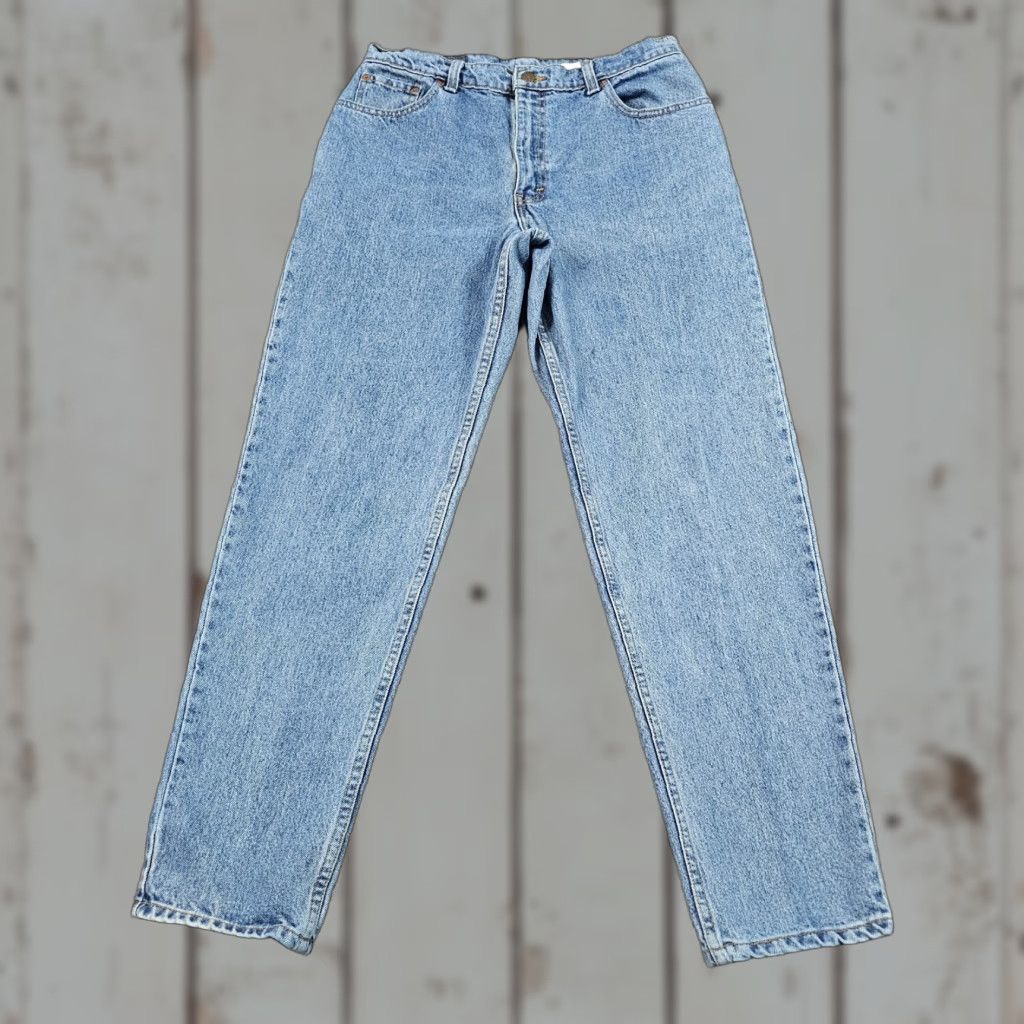 Levi's VINTAGE Levi's 550 Jeans Womens Tapered Relaxed Fit 13 Denim Cotton Blue 30x30 90s Size 30" / US 8 / IT 44 - 1 Thumbnail