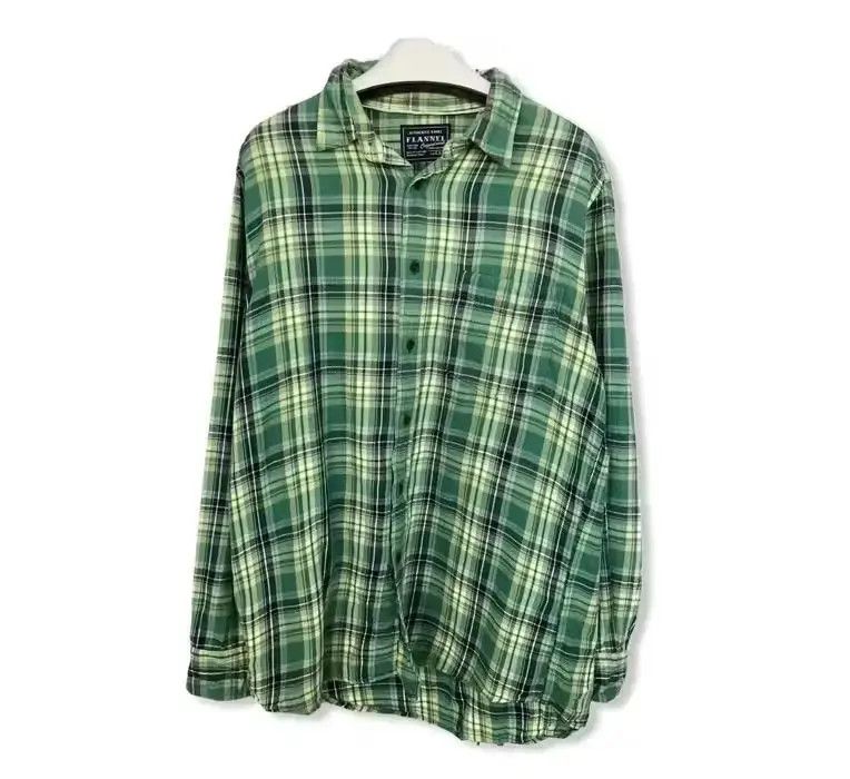 Flannel × Japanese Brand Japanese Brand Uniqlo Plaid Tartan Flannel Shirt 👕 Size US L / EU 52-54 / 3 - 1 Thumbnail
