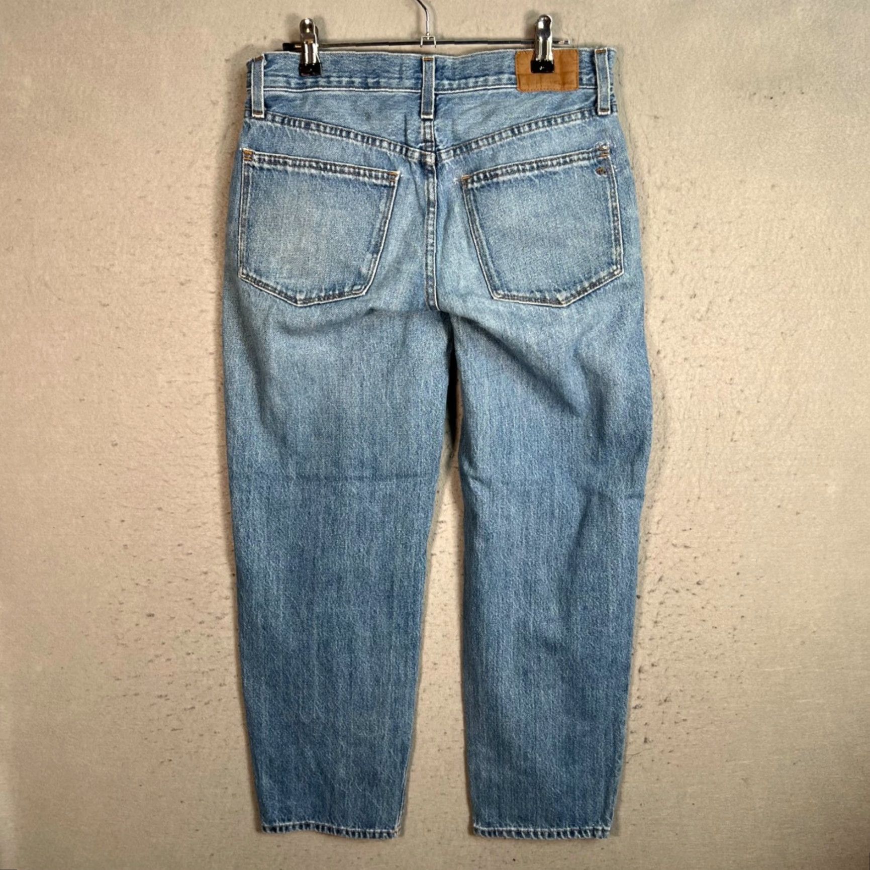Madewell Madewell The Slouchy Boyjean Jeans Womens 25P Light Wash Denim Blue 5-Pocket Design Boyfriend Jeans 27 in Inseam Spring Summer Fall Winter Womens Size 42" / US 20 - 2 Thumbnail