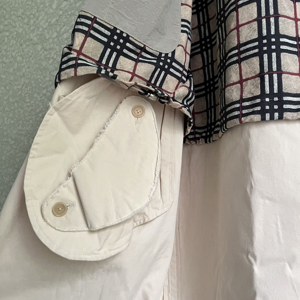 Burberry Roberto Menichetti SS00 Raw Edge Parka Size US L / EU 52-54 / 3 - 11 Thumbnail
