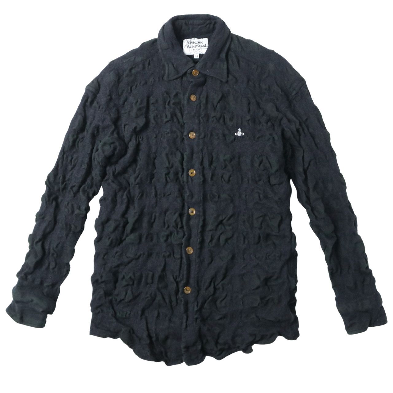 Vivienne Westwood Rare Vivienne Westwood crinkle textured shirt jacket Size US S / EU 44-46 / 1 - 2 Thumbnail