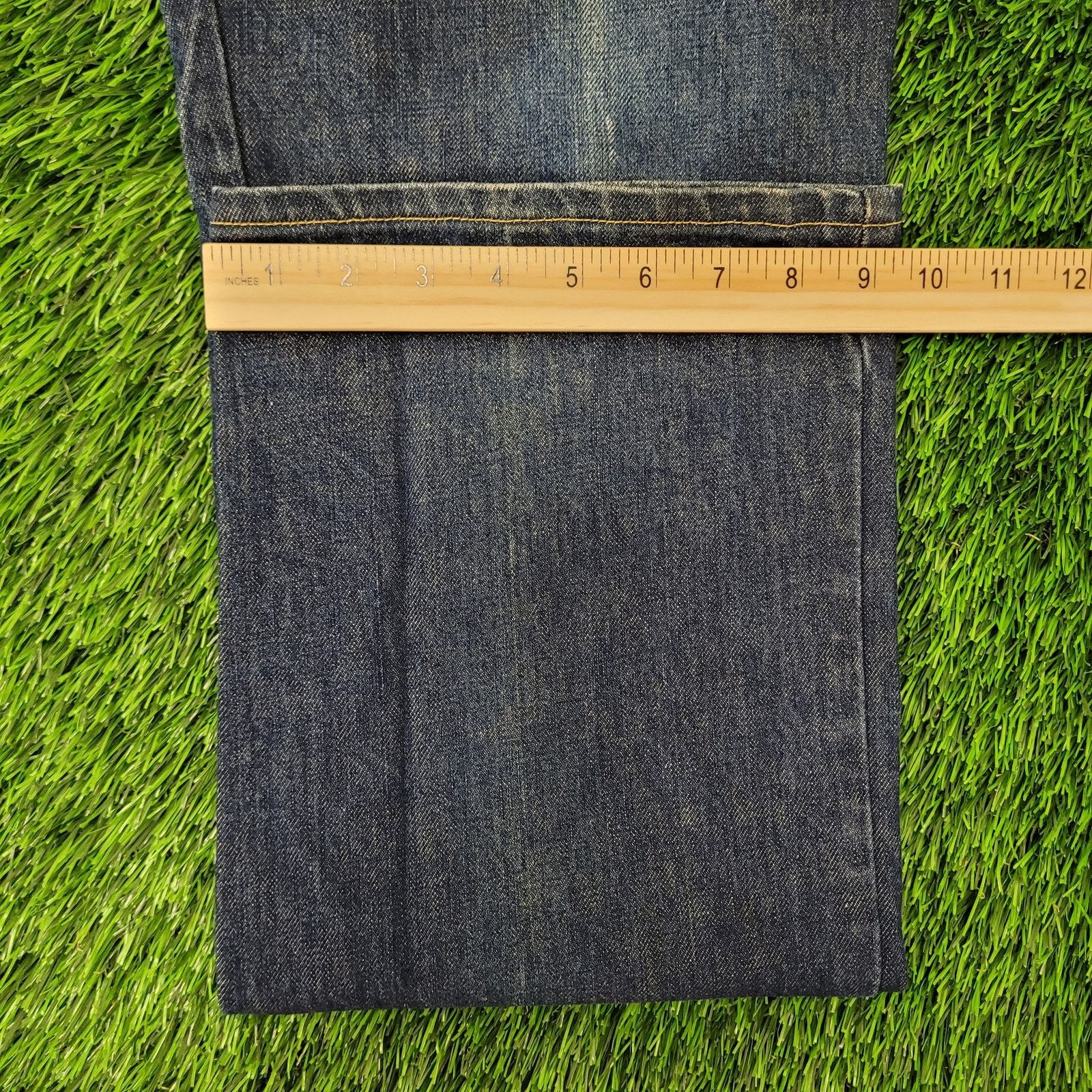 Lee Vintage 60s LEE Bootcut Jeans 36x34 Creased TALON Dark-Wash Size US 36 / EU 52 - 13 Thumbnail