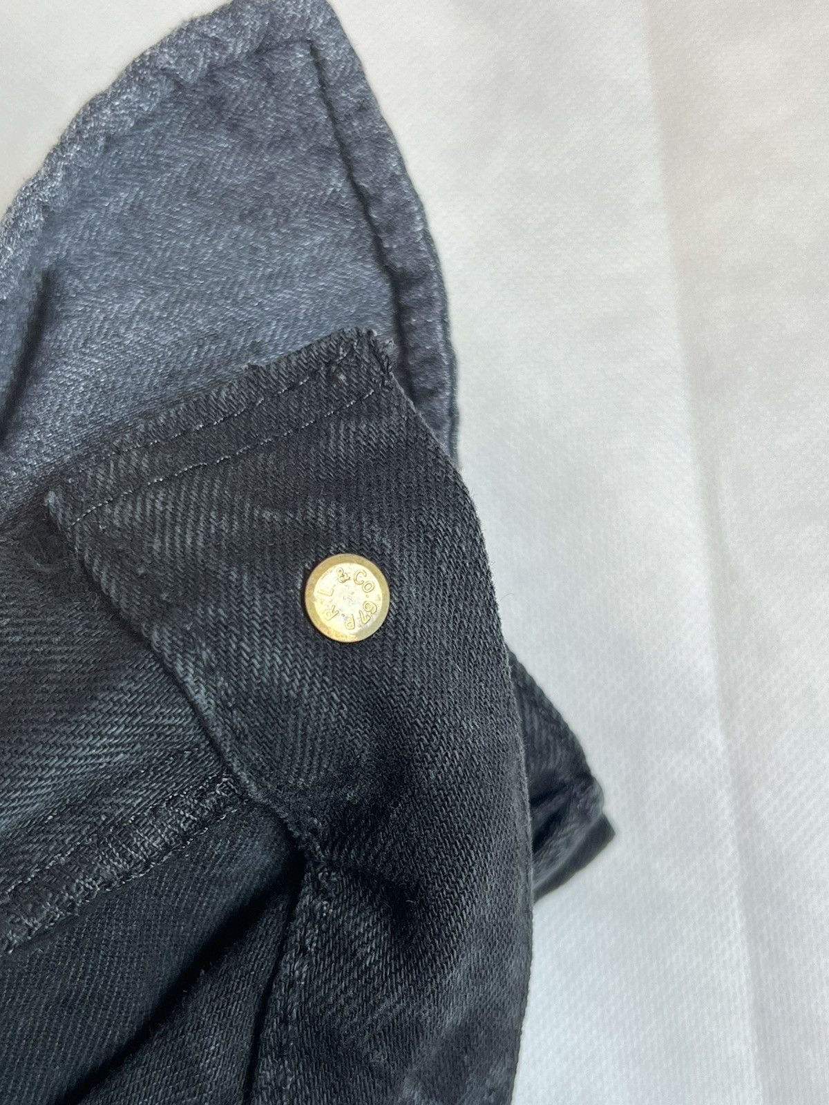Polo Ralph Lauren Vintage Polo Ralph Lauren RL Black Denim Size US 37 - 9 Thumbnail