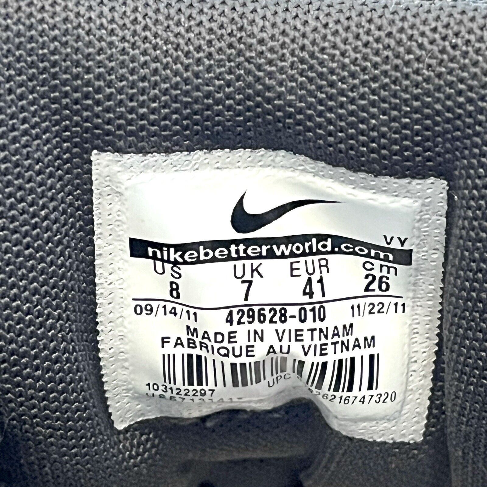 Nike 2011 Nike Air Waffle Trainer Anthracite 429628 010 Rare Sz 8 Size US 8 / EU 41 - 8 Thumbnail