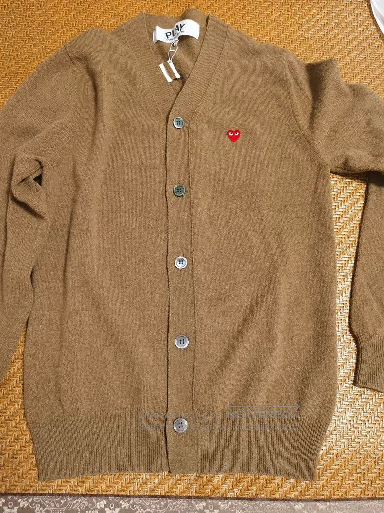 Comme des Garcons Comme Des Garcons Dark Camel Cardigan, Size S Size S / US 4 / IT 40 - 4 Thumbnail