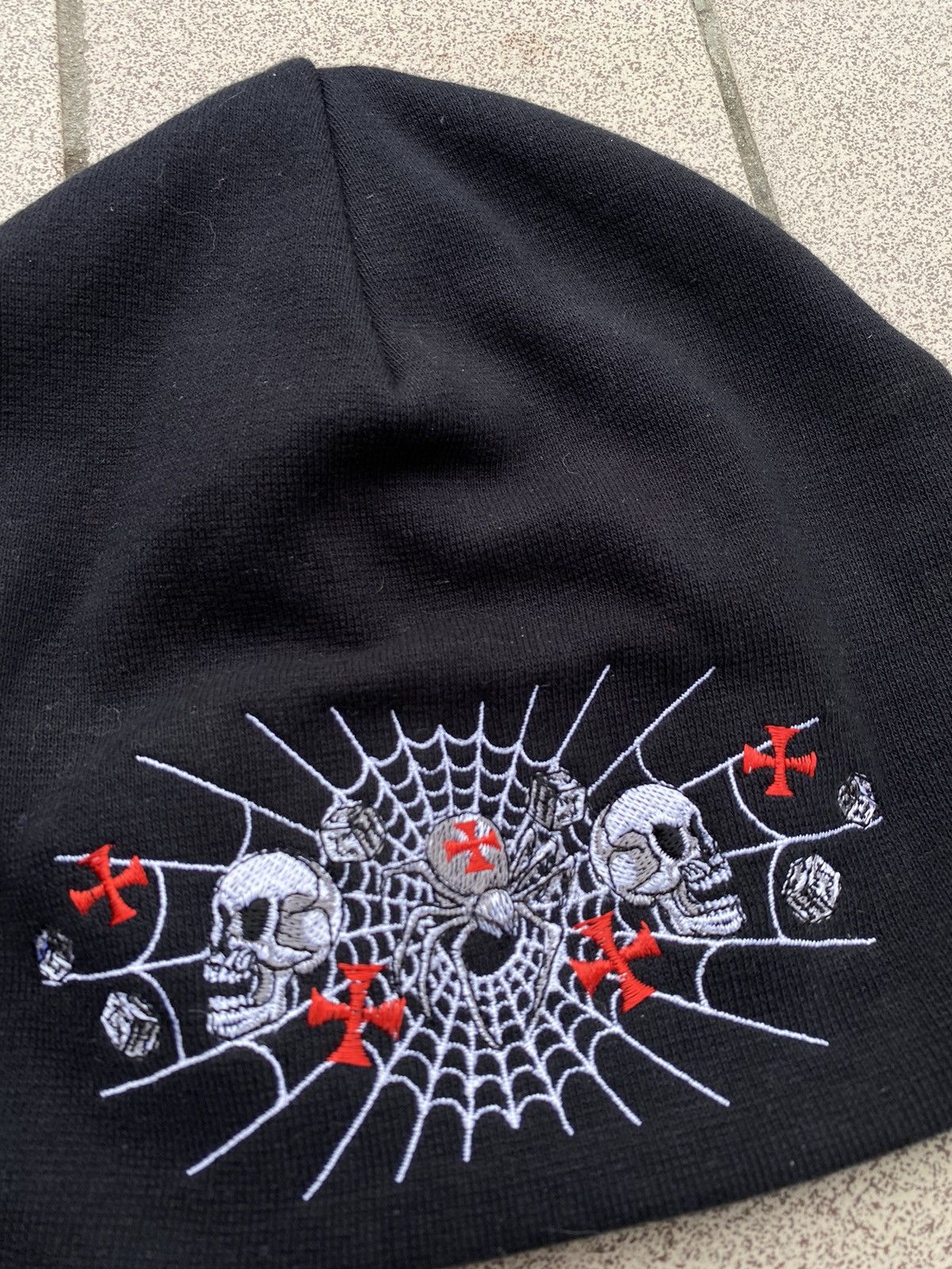 Hysteric Glamour Crazy Y2k spiderweb skull choppers hat Size ONE SIZE - 2 Thumbnail