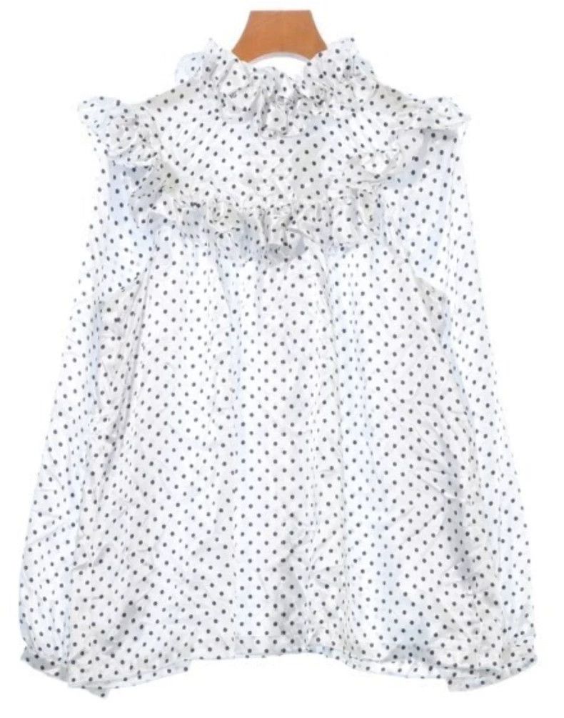 Comme des Garcons Comme Des Garcons Black polka-dot collar and long sleeves Size S / US 4 / IT 40 - 1 Thumbnail