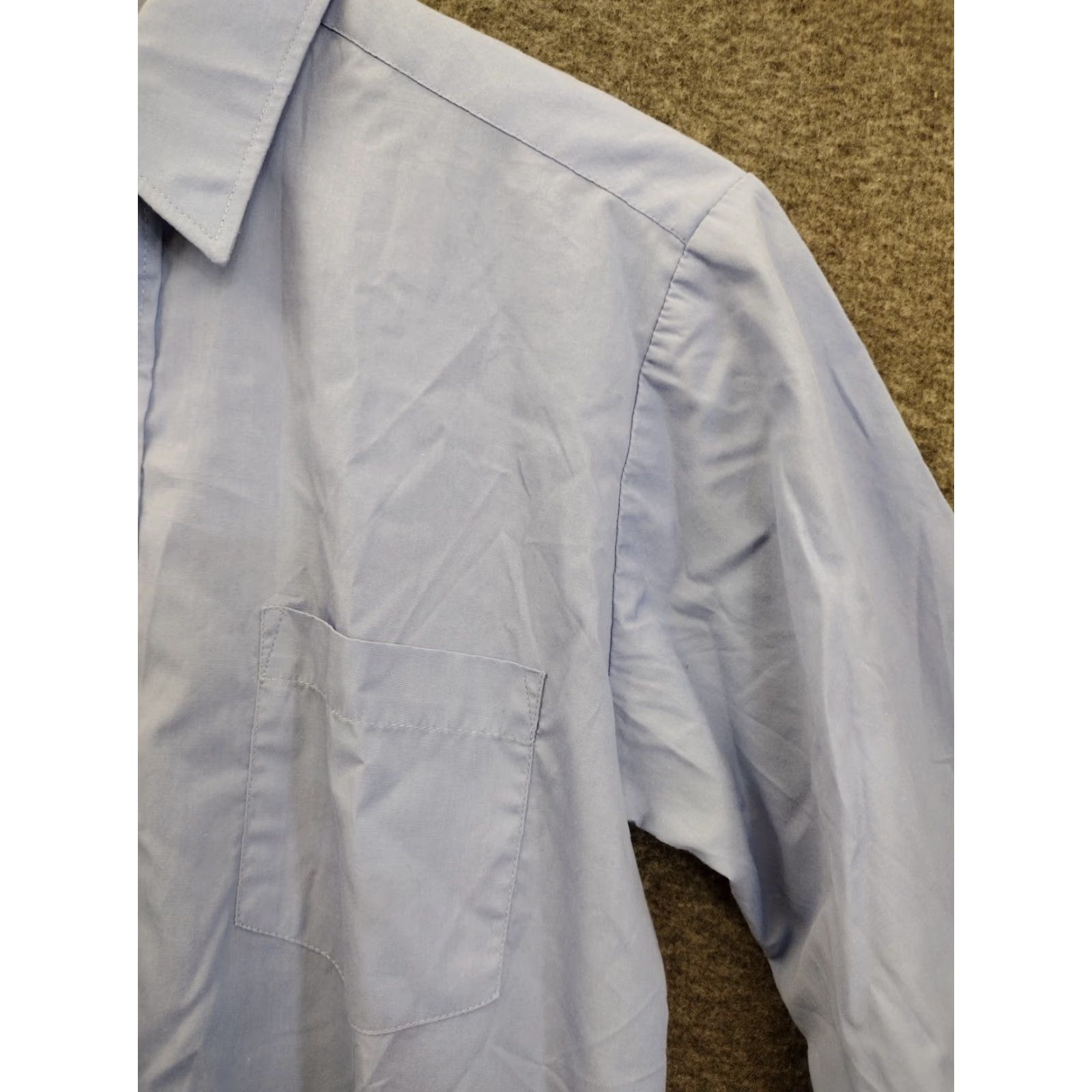 Vintage metroconcepts Women's Dress Shirt Size 16 Blue Long Sleeve Size XXL / US 16-18 / IT 52-54 - 7 Thumbnail
