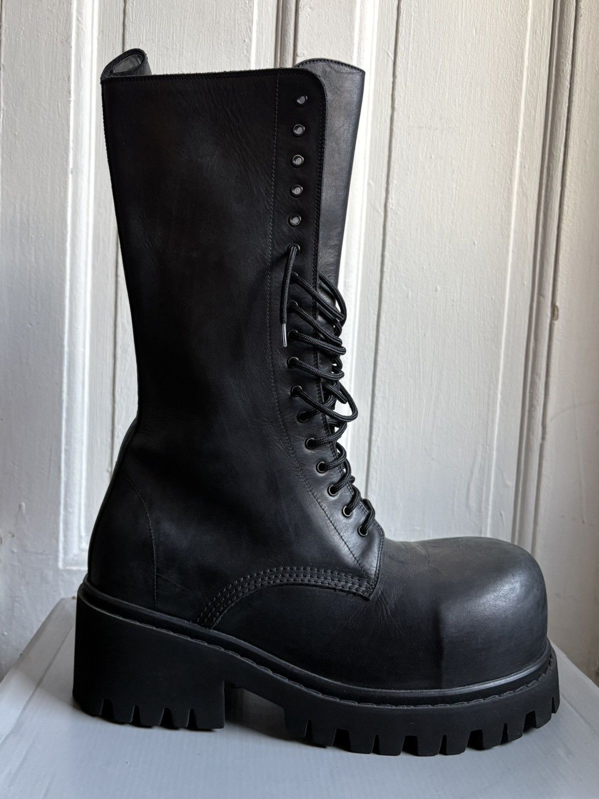 Balenciaga Balenciaga Runway Stomper High Boots Size US 11 / EU 44 - 2 Thumbnail