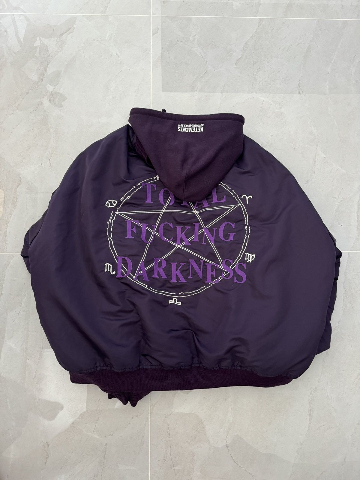Vetements *RARE* Vetements AW16 Total Fucking Darkness (TFD) Bomber Size US L / EU 52-54 / 3 - 2 Thumbnail