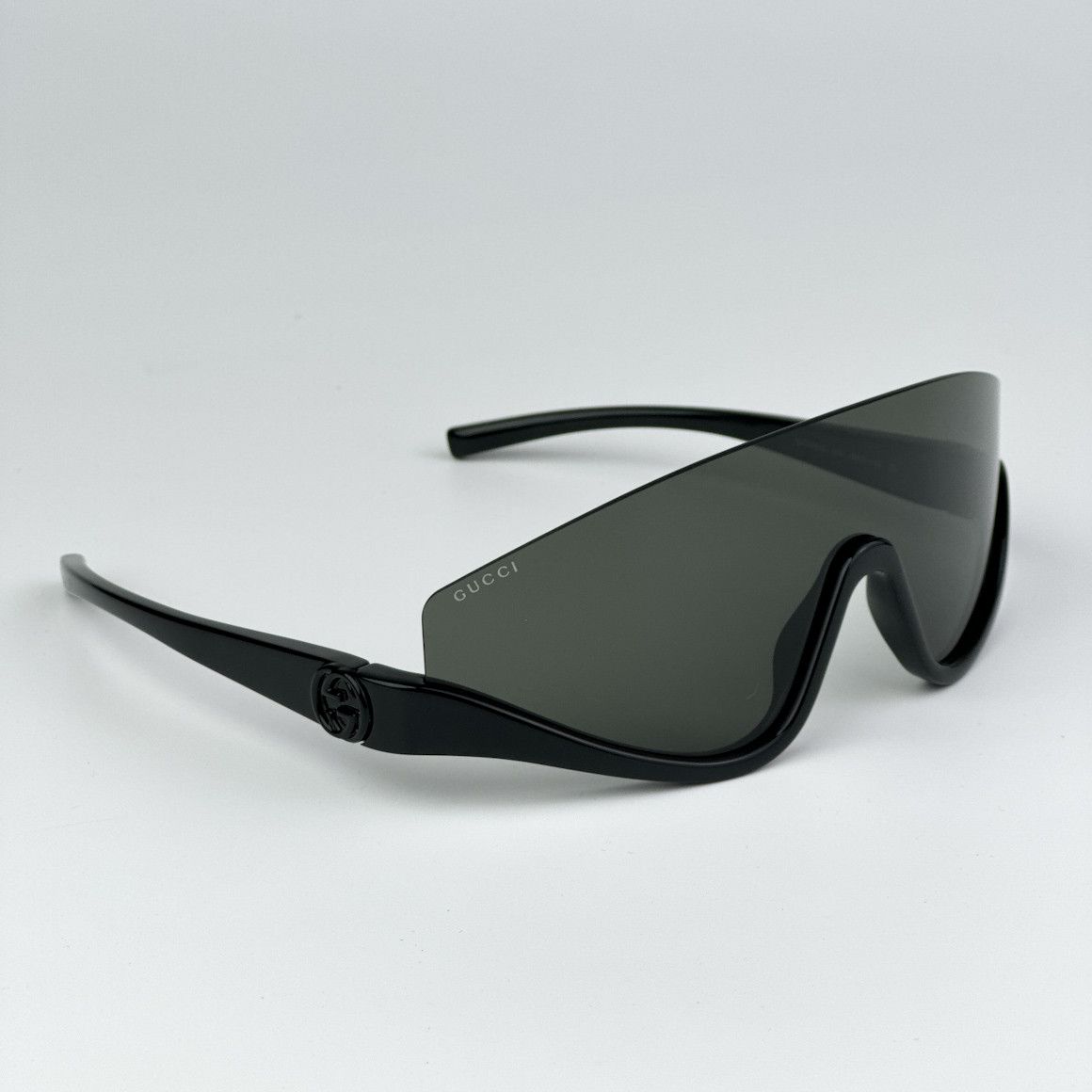 Gucci NEW Gucci GG1650S 001 Unisex Shield Mask Sunglasses Size ONE SIZE - 7 Thumbnail