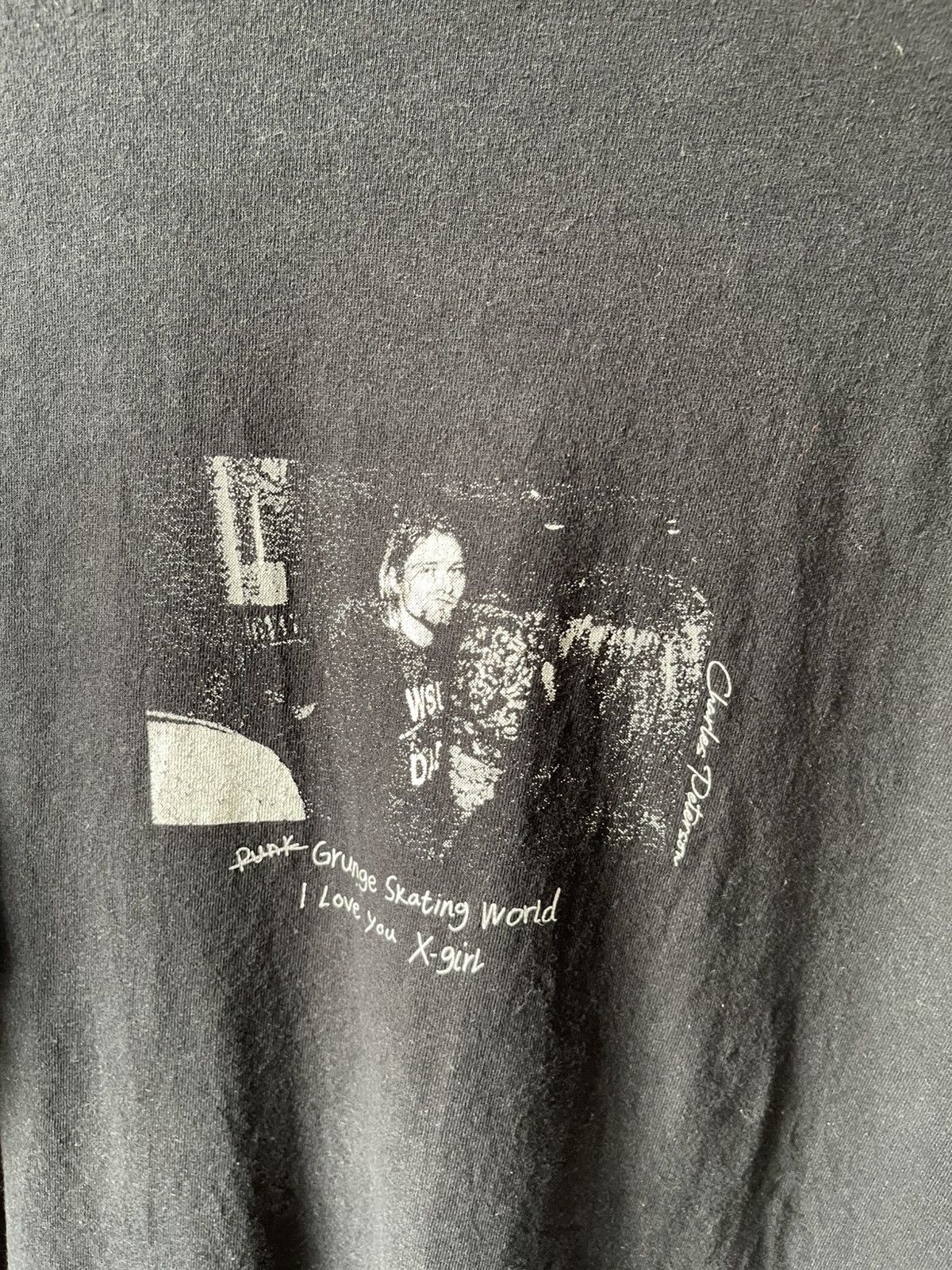 Band Tees X Girl Kurt Cobain Charles peterson Long Sleeve Size US L / EU 52-54 / 3 - 6 Thumbnail