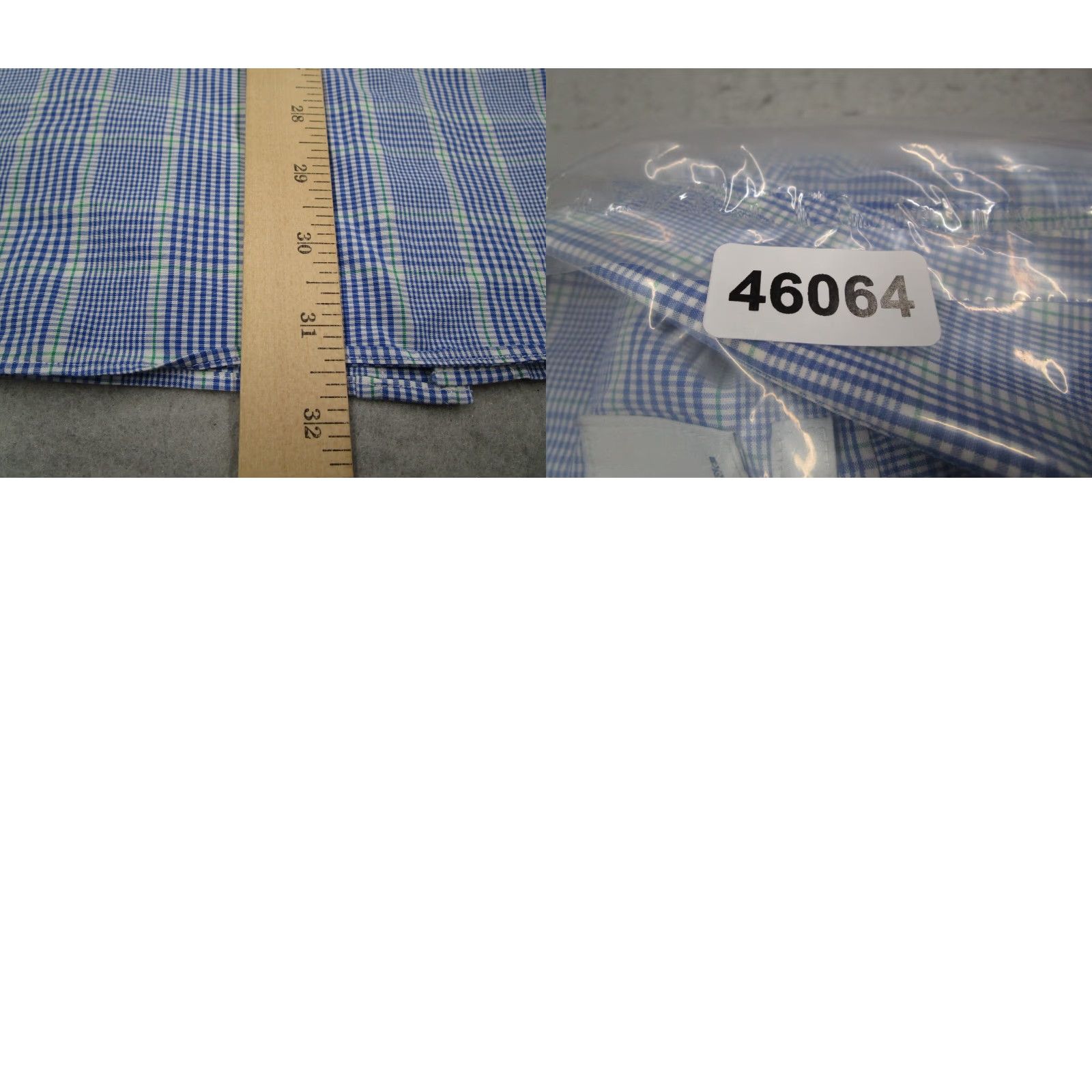 Charles Tyrwhitt Charles Tyrwhitt Dress Shirt Men 17.5 35 Slim Fit Blue Check Button Up Workwear Shirt Size 34R - 8 Thumbnail