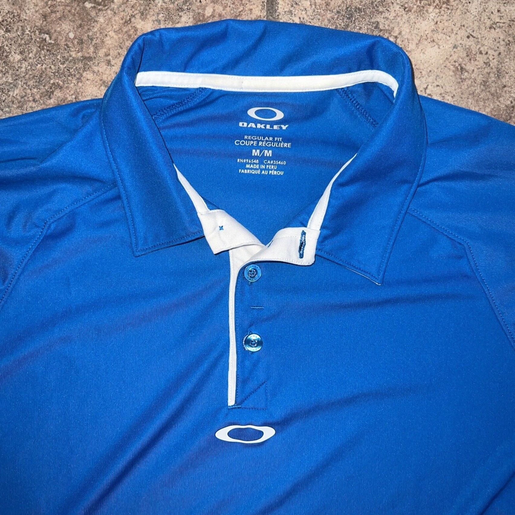 Oakley Oakley Polo Shirt Mens Medium Blue Size US M / EU 48-50 / 2 - 2 Thumbnail
