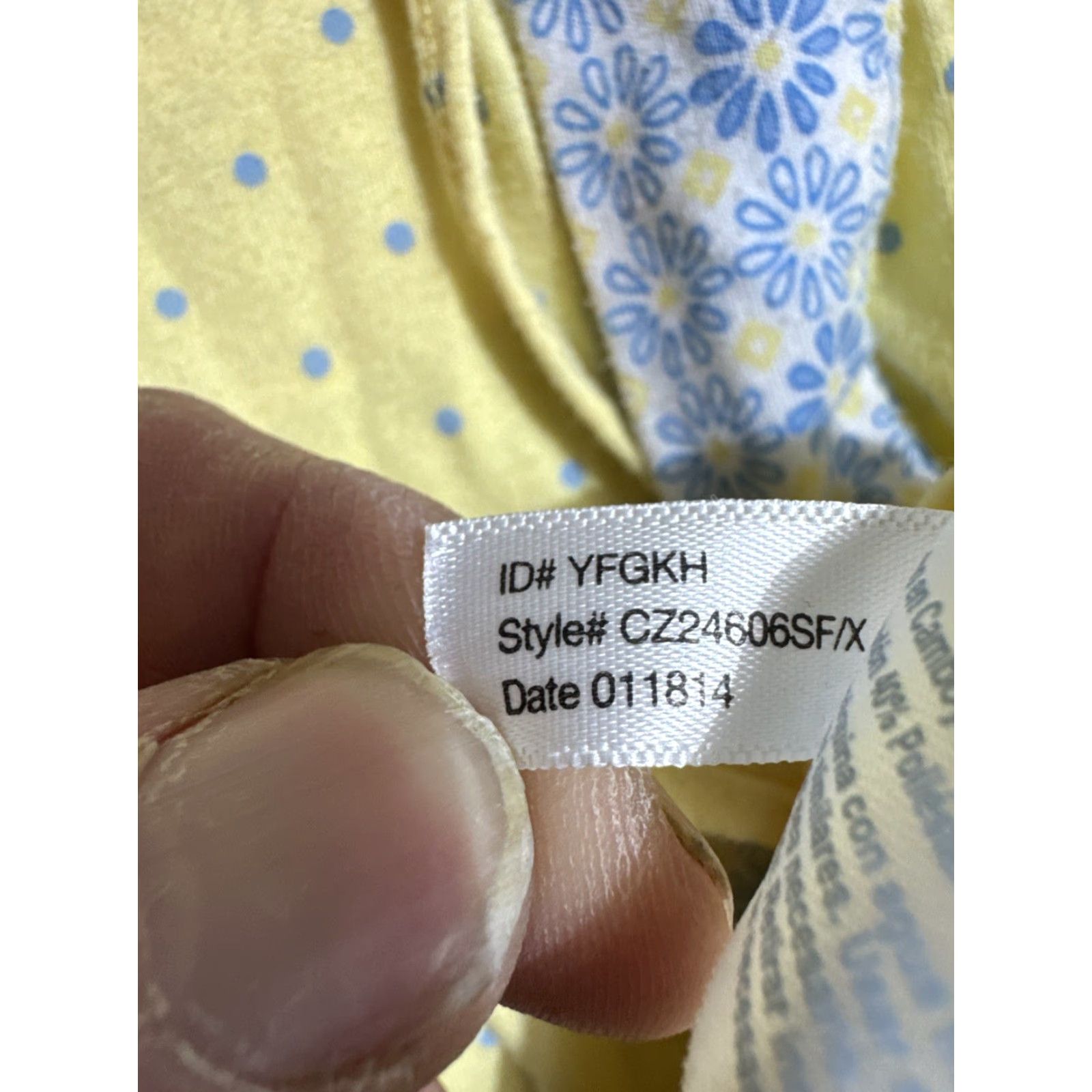 Vintage Celestial Dreams Robe Womens L Cottagecore Lightweight Romantic Polka Dots Blue Kimono Style 60% Cotton 40% Polyester Girls? Size ONE SIZE - 7 Thumbnail