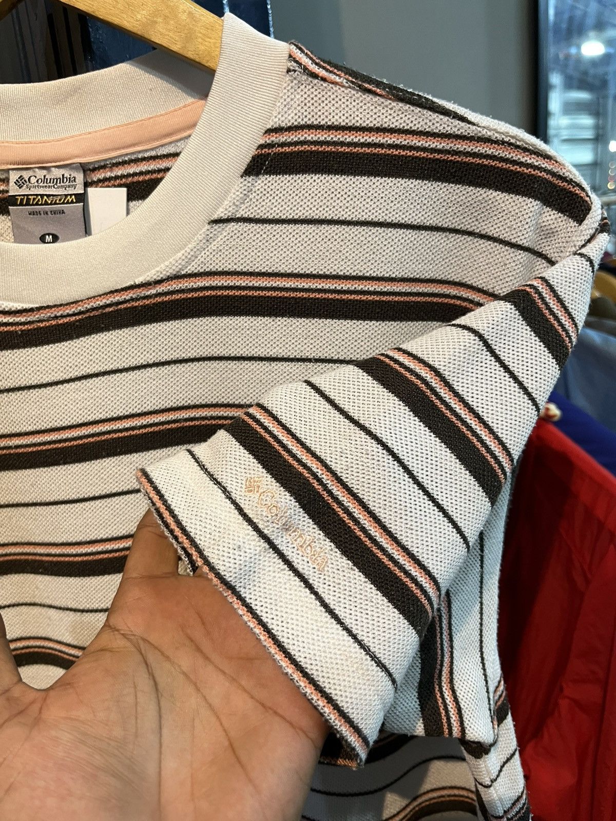 Columbia Columbia titanium stripe T-shirts Size US M / EU 48-50 / 2 - 3 Thumbnail