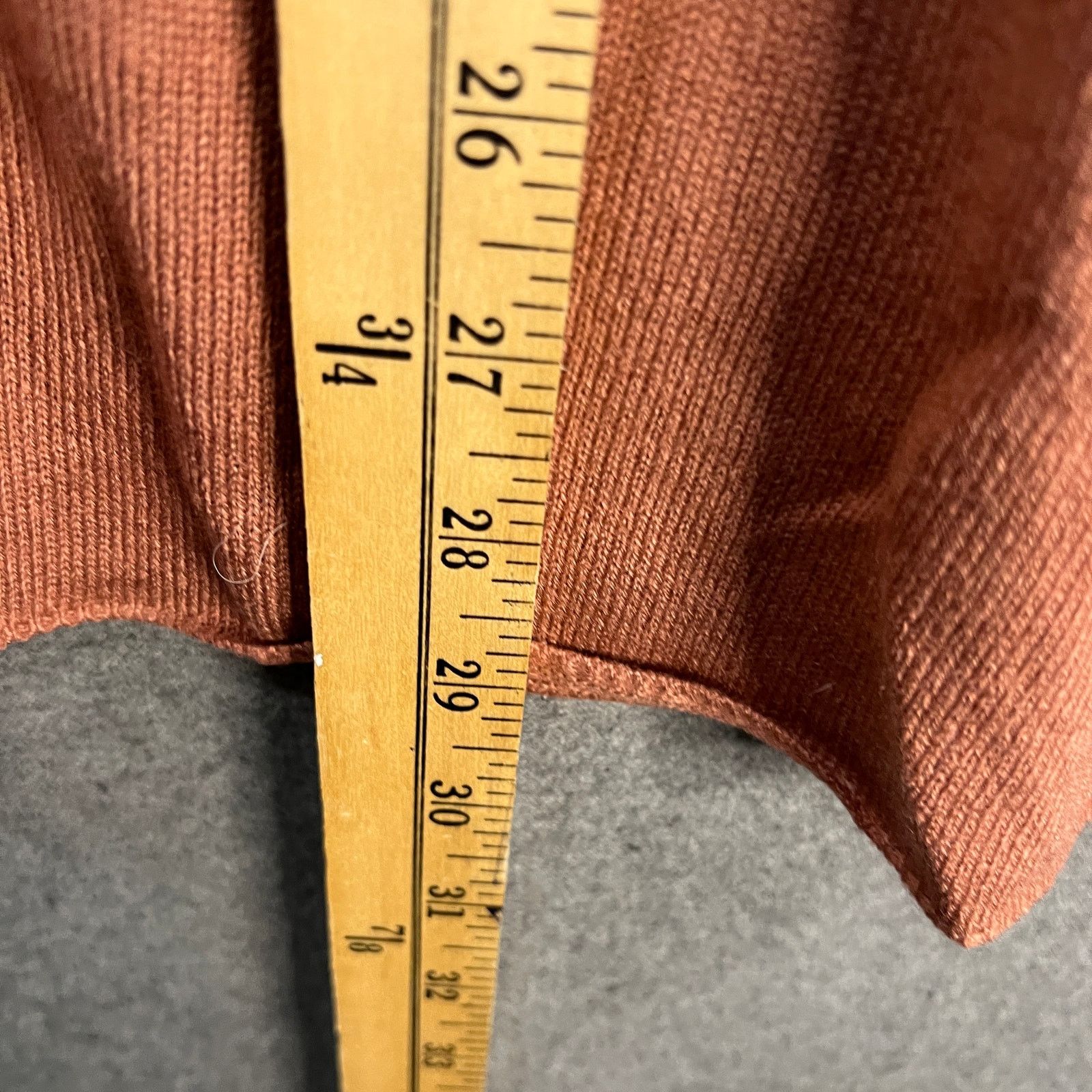 Denim & Co. Denim & Co. Petite V-Neck Drop-Shoulder Lone-Sleeve Pocket Size XL / US 12-14 / IT 48-50 - 4 Thumbnail