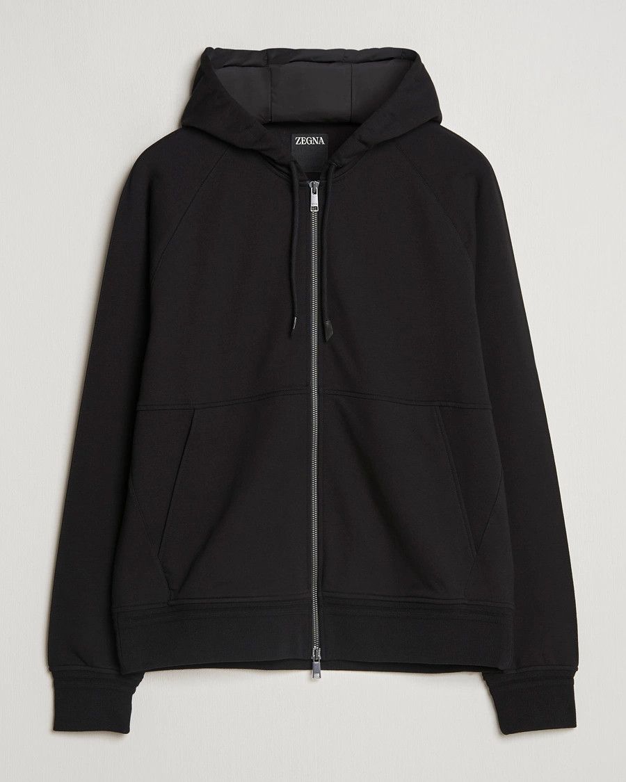 Ermenegildo Zegna o1s1rm0225 RUD553A7 Long Sleeve Sweater in Black Size US M / EU 48-50 / 2 - 1 Thumbnail