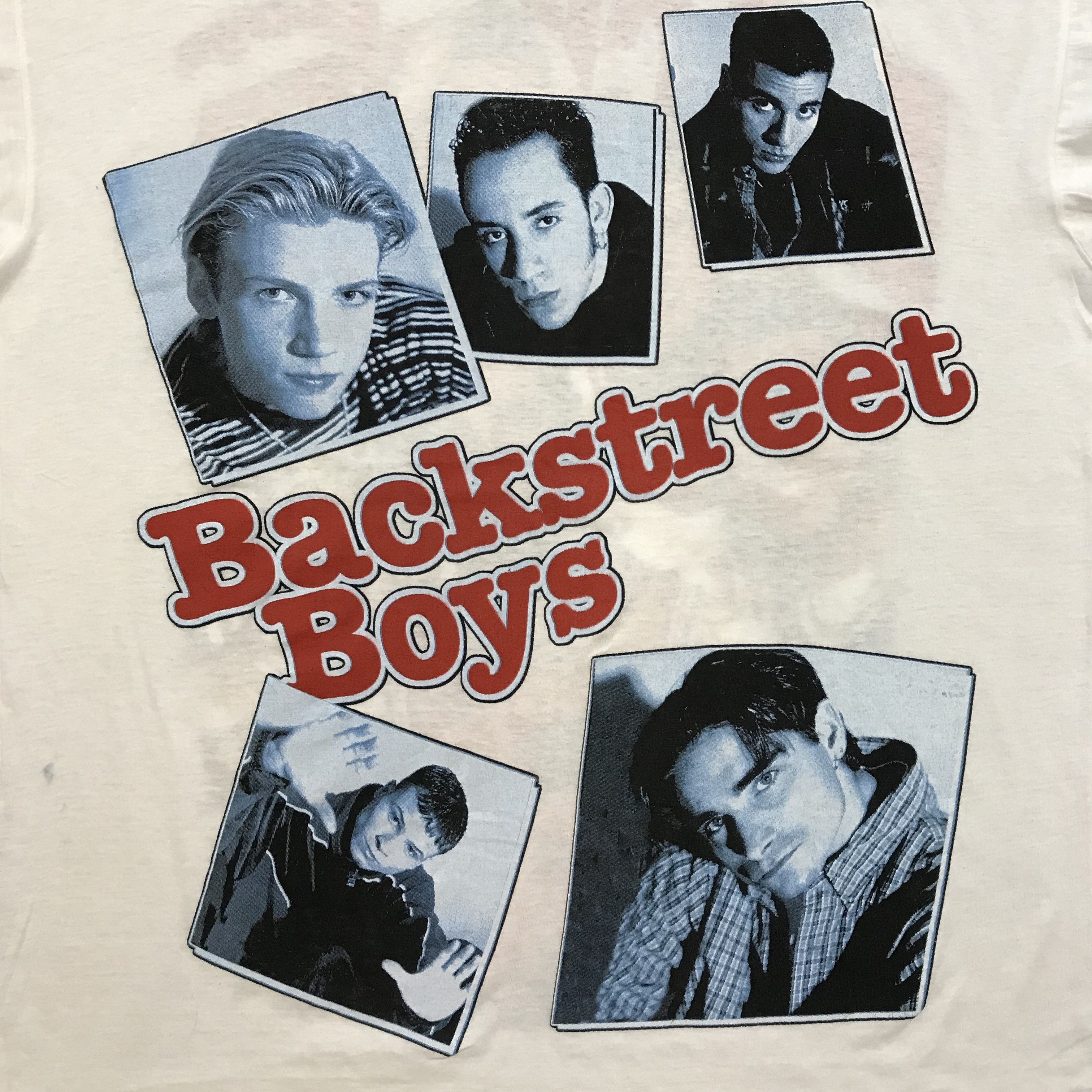 Band Tees BACKSTREET BOYS 1999 Vintage T-Shirt Tee Rare 90s R&B HipHop Size US XL / EU 56 / 4 - 8 Thumbnail