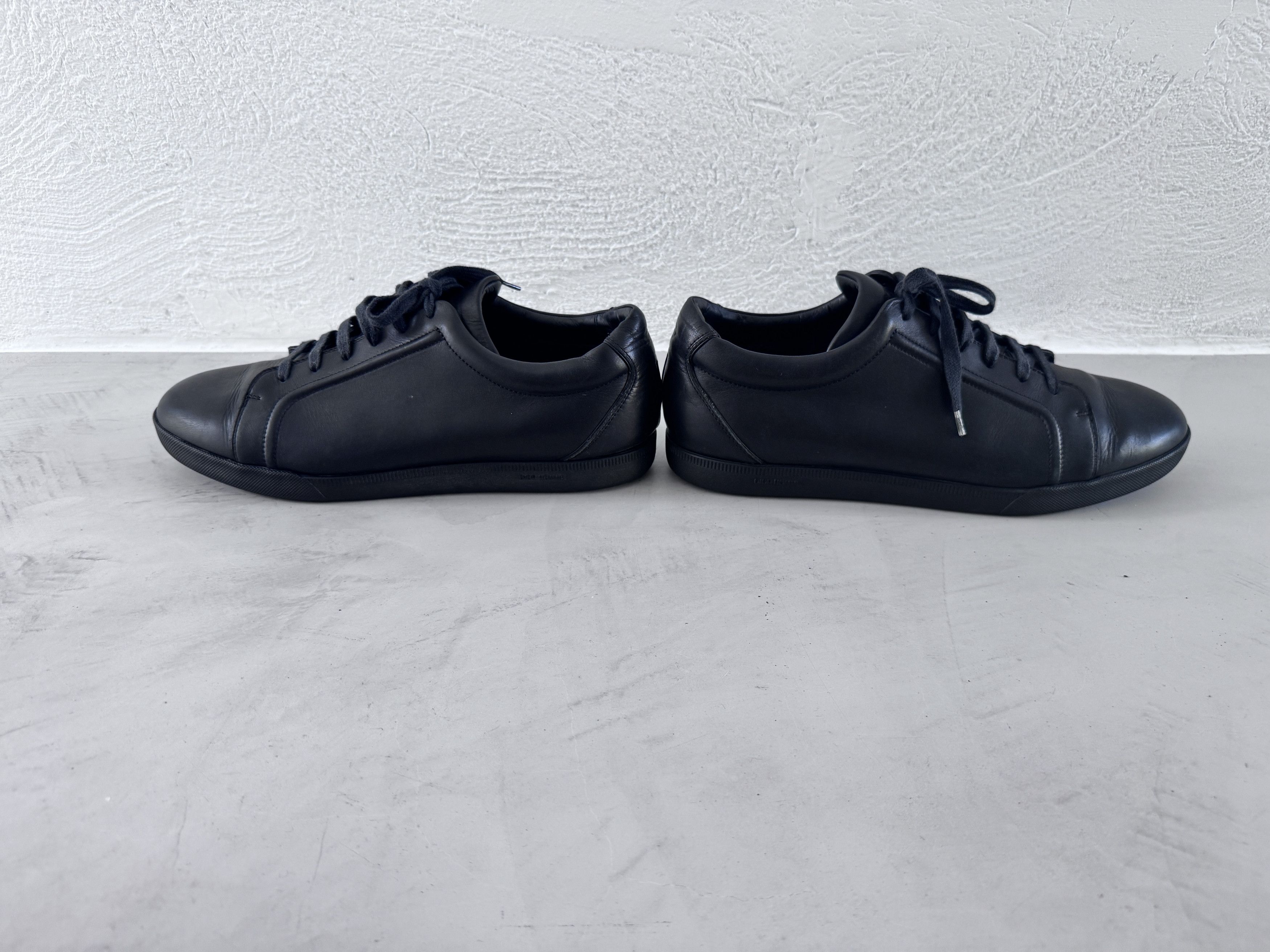 Dior Dior Homme VFX Men Low Top Sneaker Black Leather Size US 9.5 / EU 42-43 - 4 Thumbnail