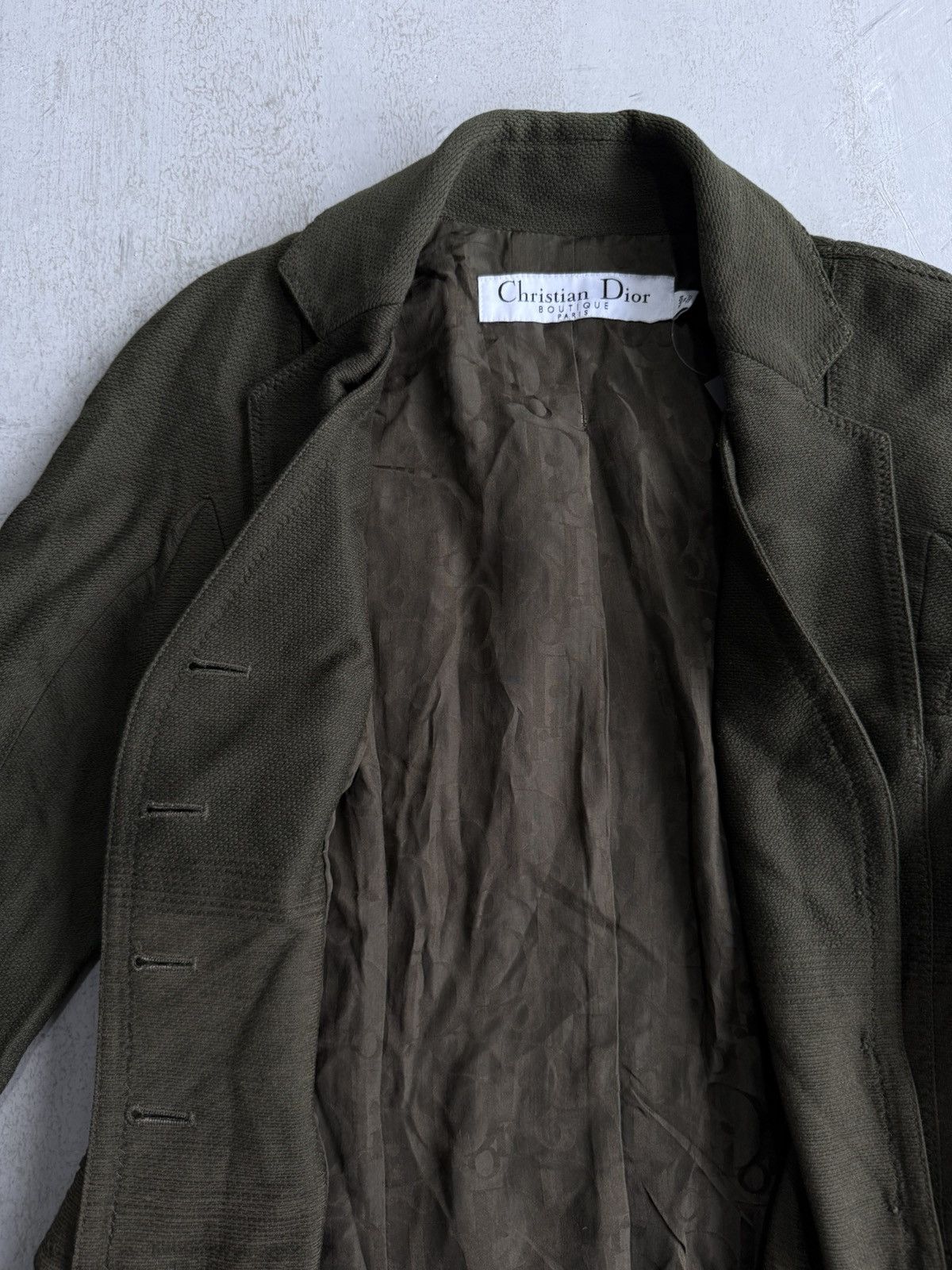 Dior 2000s Dior - Galliano Era Wool Blazer Size XS / US 0-2 / IT 36-38 - 8 Thumbnail
