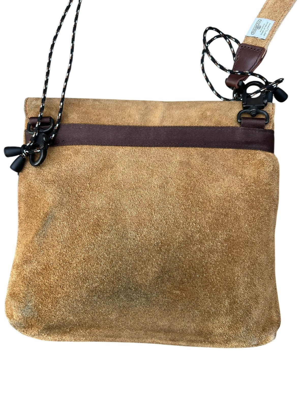 Leather AS2OV Japan Muddy Patina Suede Leather Bag Size ONE SIZE - 10 Thumbnail