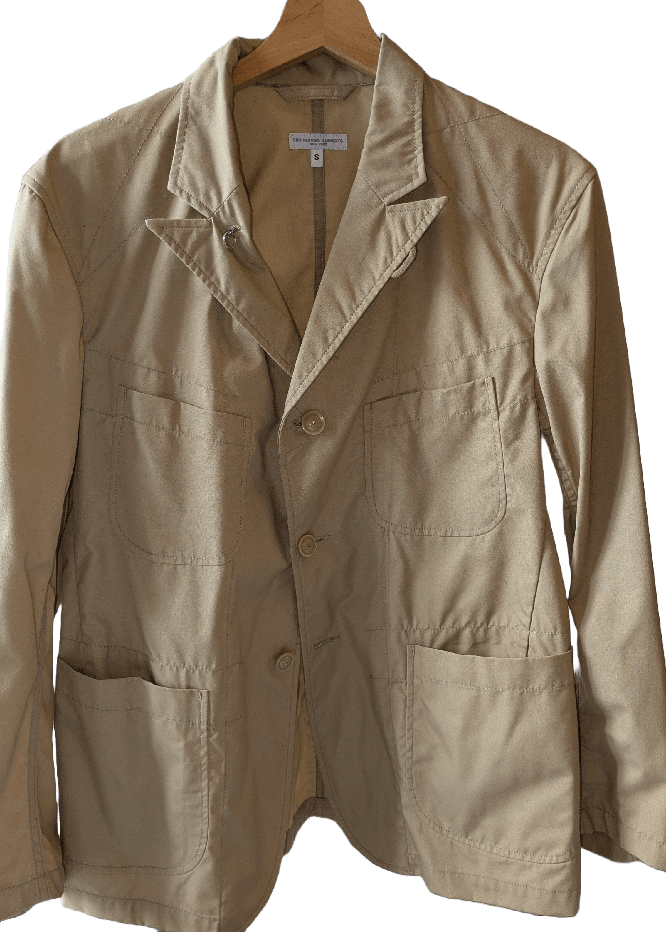 Engineered Garments Bedford Jacket PC Poplin Khaki S