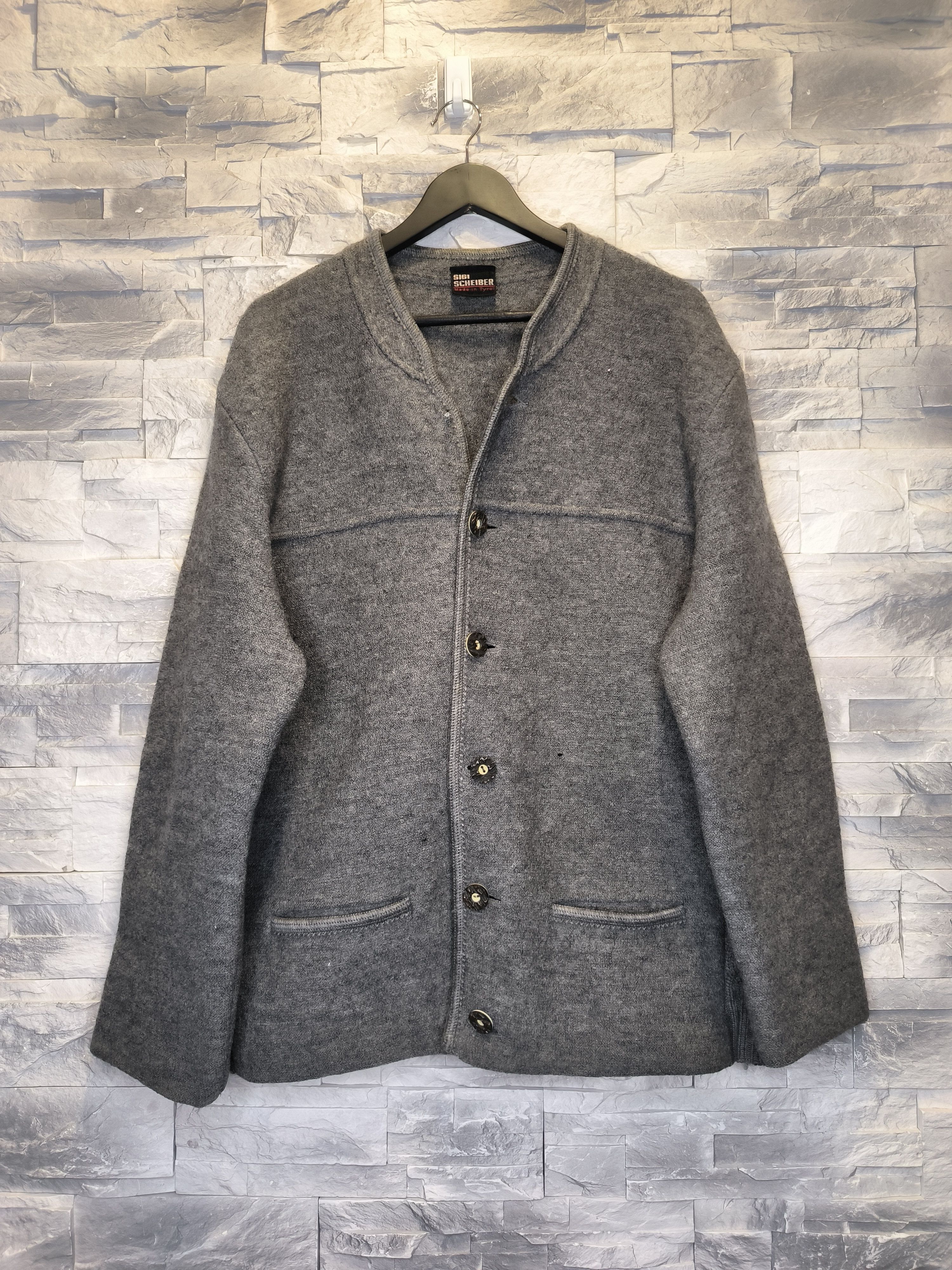 Other Sigi Scheiber Blazer Jacket Wool Vintage Tyrol Austria Size US XL / EU 56 / 4 - 1 Thumbnail