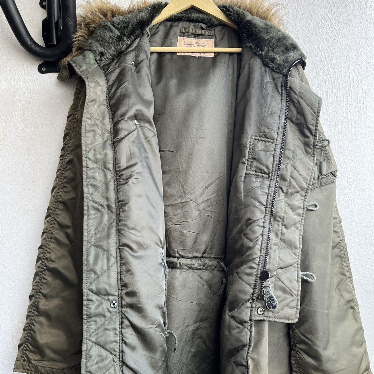 Alpha Industries × Avirex VINTAGE AVIREX ALPHA INDUSTRIES N-3B FLIGHT BOMBER JACKET Size US L / EU 52-54 / 3 - 17 Thumbnail