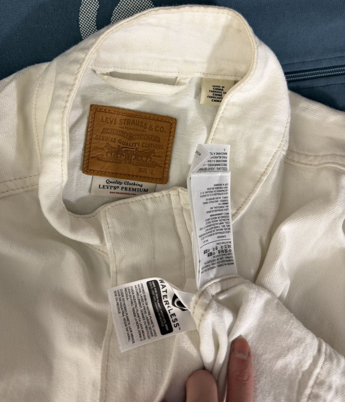 Levi's Levi's Premium Denim Jacket New Collection Boxy Fit Oversize Size US L / EU 52-54 / 3 - 5 Thumbnail