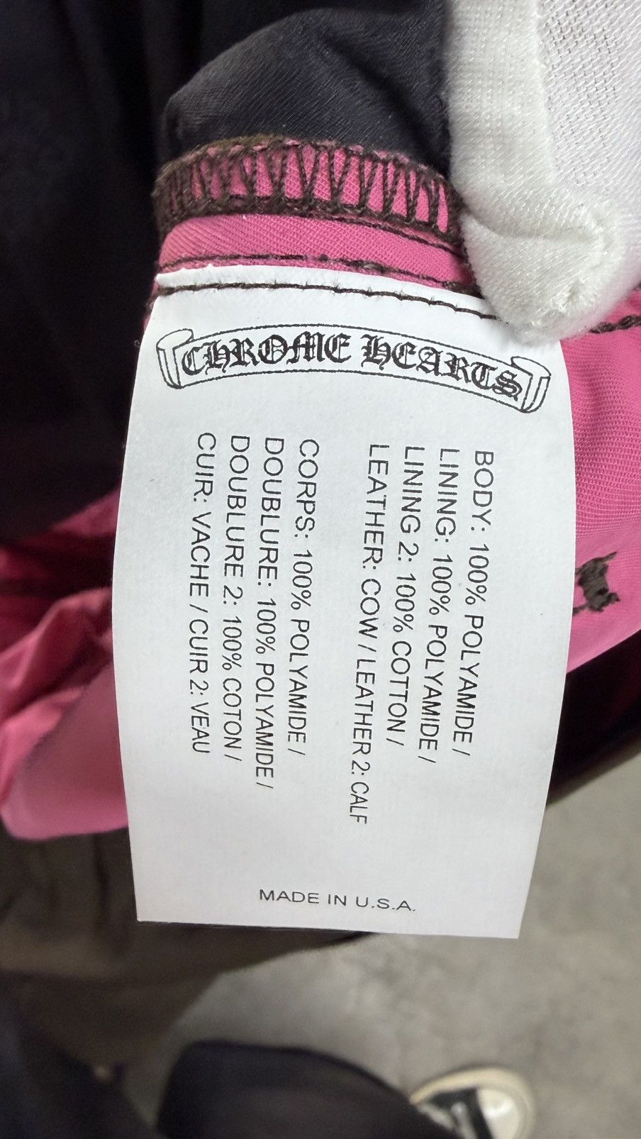 Chrome Hearts Chrome Hearts Brown Nylon and Leather Double Knee Pants Size US 32 / EU 48 - 13 Thumbnail