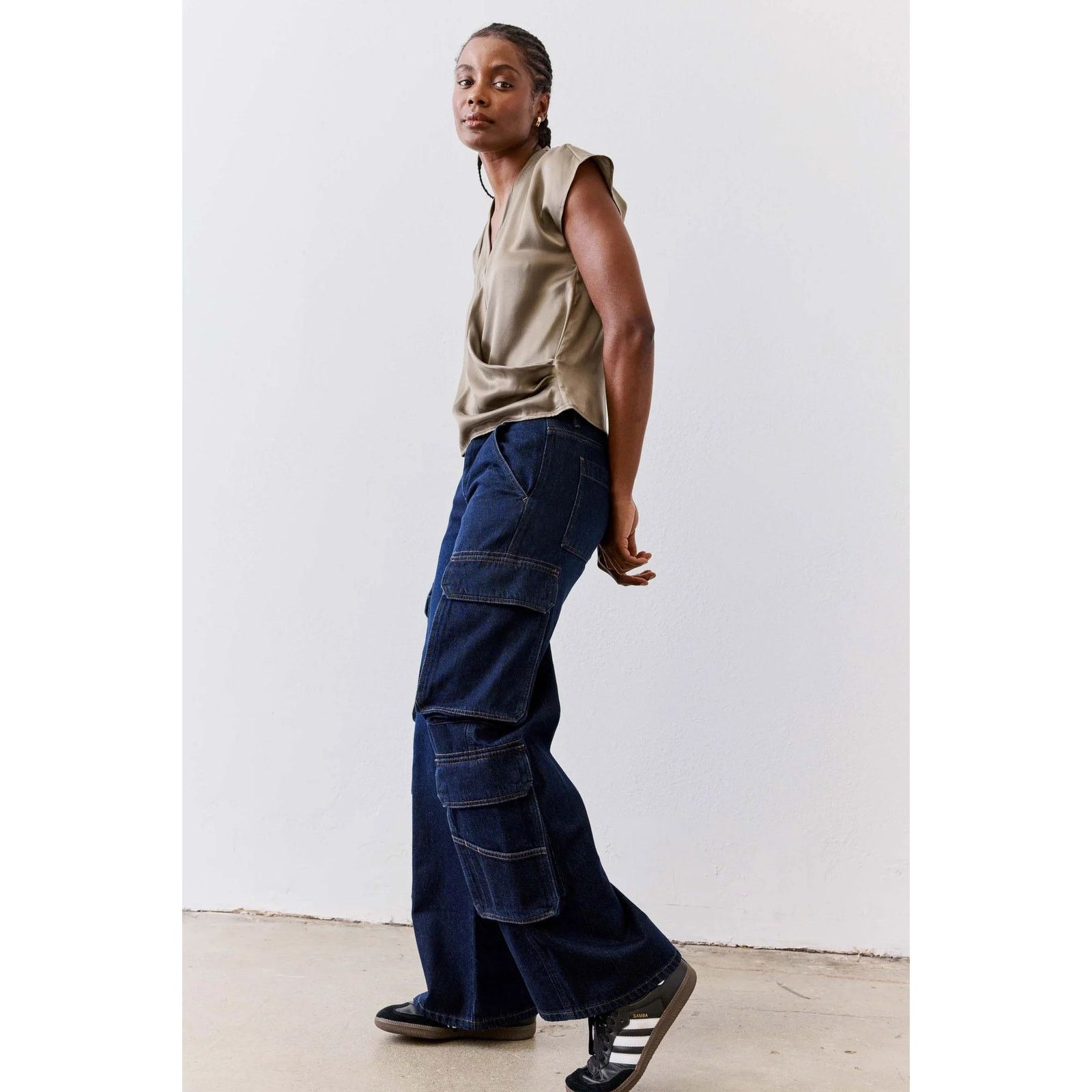 Other Ruti Off Duty Dark Denim Cargo Jeans - Size 4 - NWT Size 27" / US 4 / IT 40 - 5 Thumbnail