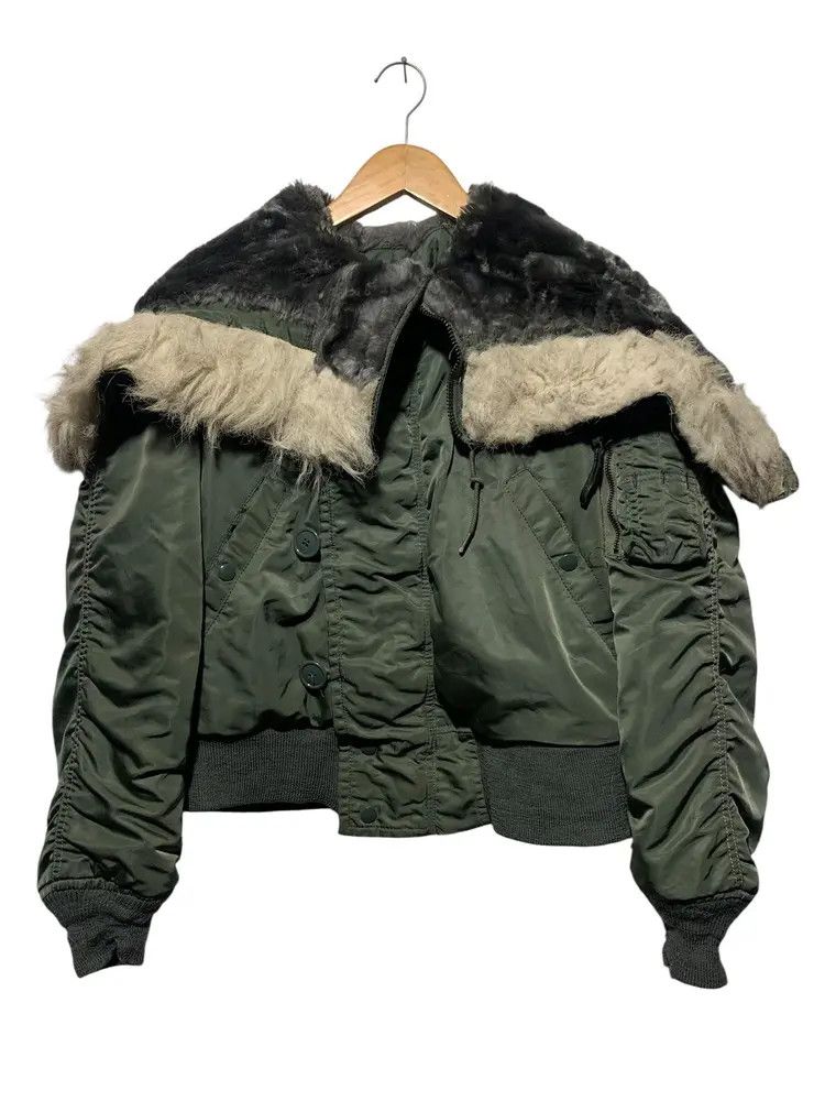 Other Vintage Alpha industries N2B bomber fur jacket Size US M / EU 48-50 / 2 - 1 Thumbnail