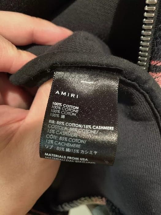 Amiri Amiri Baja Zip-Up Hoodie Size US L / EU 52-54 / 3 - 7 Thumbnail