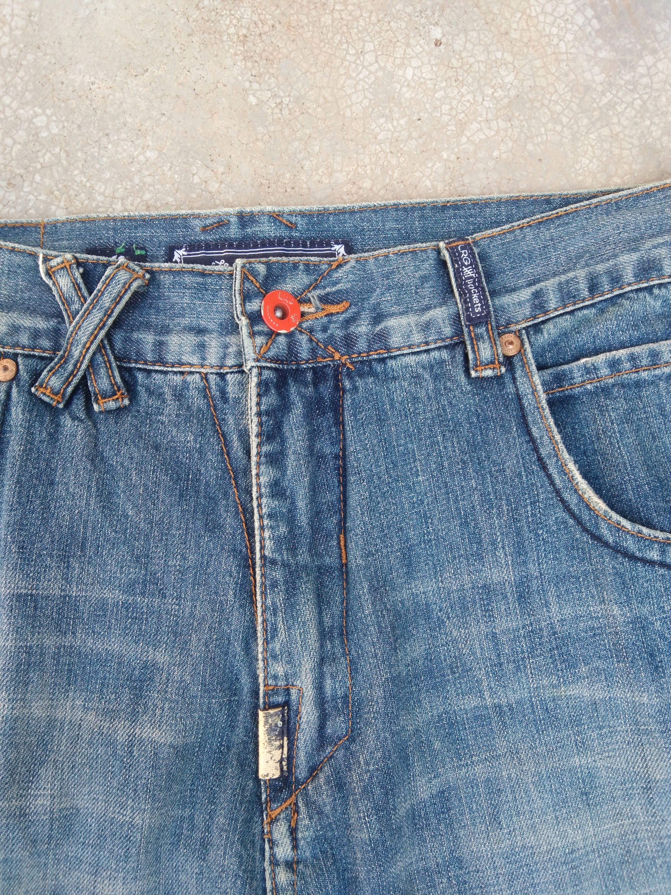 Jean Vintage LRG Loose Baggy Straight Leg Jeans 34x33 Size US 34 / EU 50 - 7 Thumbnail