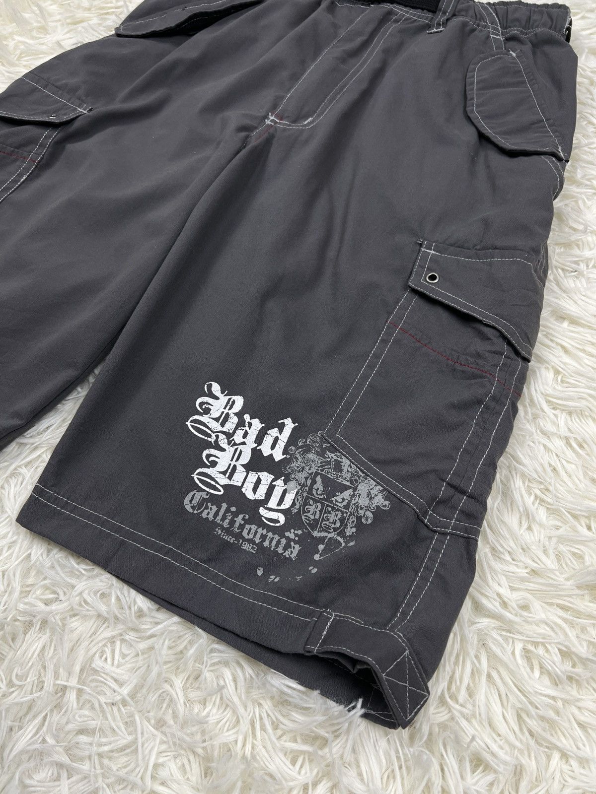 Japanese Brand × Revenge BadBoy Cargo Short Pants Size US 29 - 5 Thumbnail