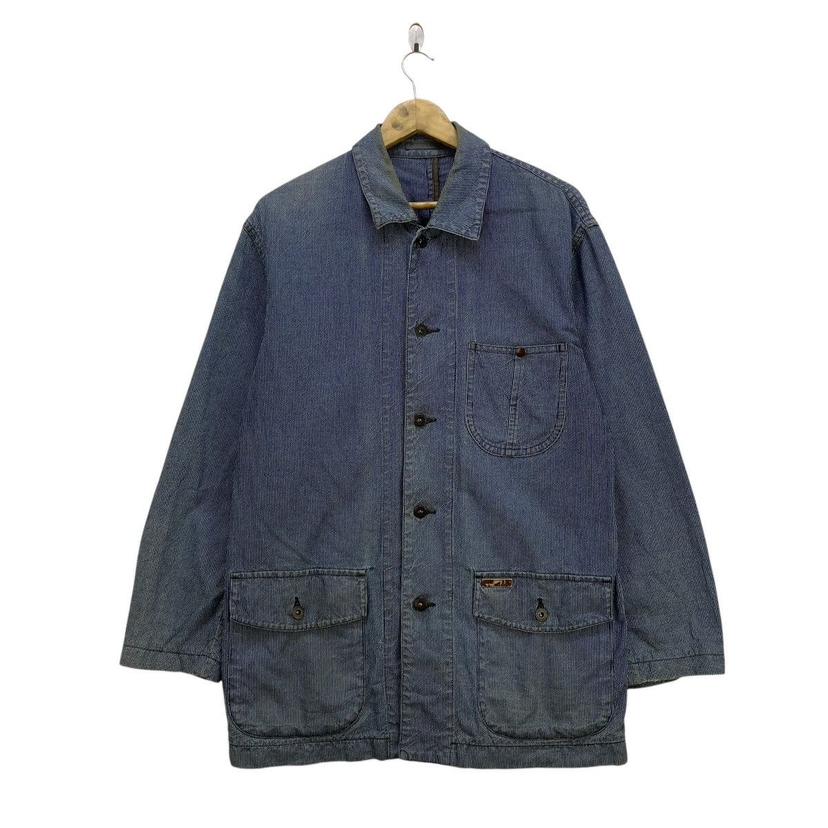 Lacoste × Vintage 💥Vintage Crocodile Workwear Jacket Size US L / EU 52-54 / 3 - 1 Thumbnail