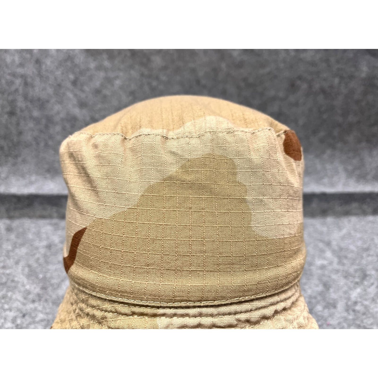 Vintage VINTAGE Bucket Hat Adult Small Beige Desert Camo Cotton Blend Reversible Size ONE SIZE - 2 Thumbnail