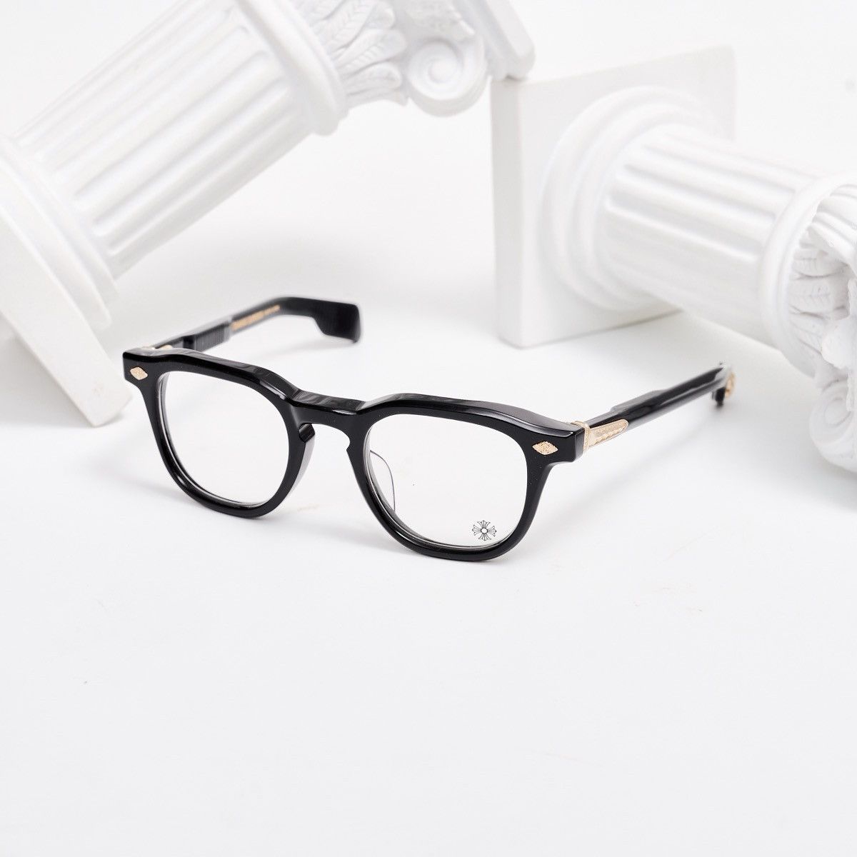 Chrome Hearts CHROME HEARTS CHIRP CHIRP BLACK - 18KGP GLASSES Size ONE SIZE - 1 Thumbnail