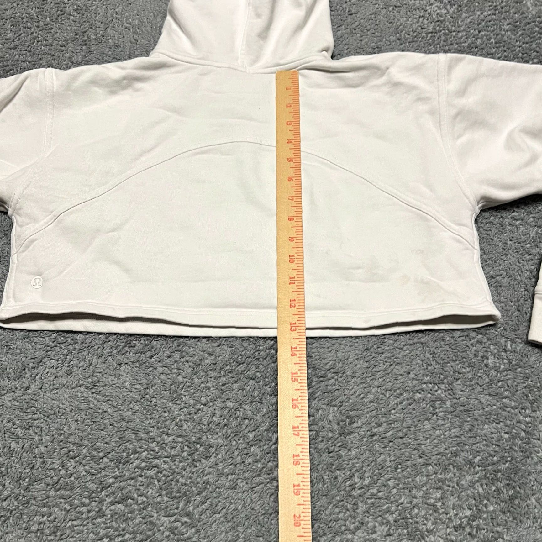 Lululemon Lululemon Hoodie Womens S Cropped White Sweatshirt Family? Size S / US 4 / IT 40 - 8 Thumbnail