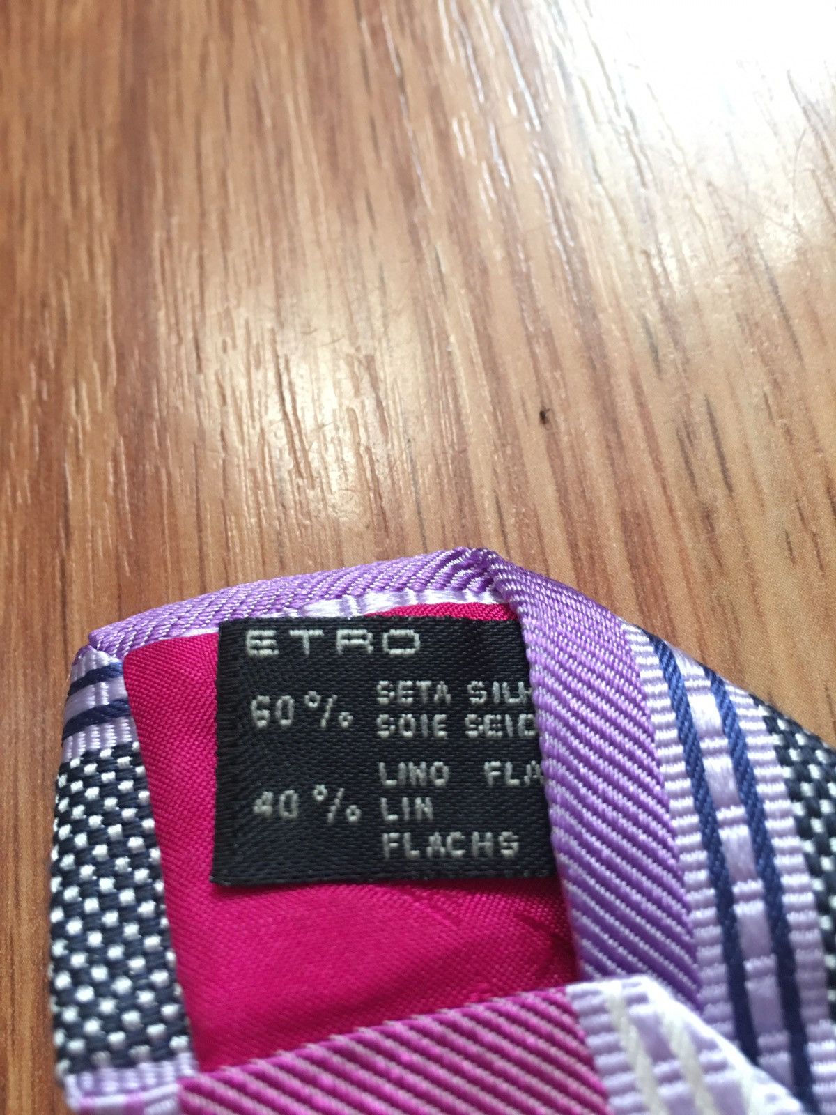 Etro ETRO Milano Stripped Italy Silk Mens Tie Size ONE SIZE - 6 Thumbnail