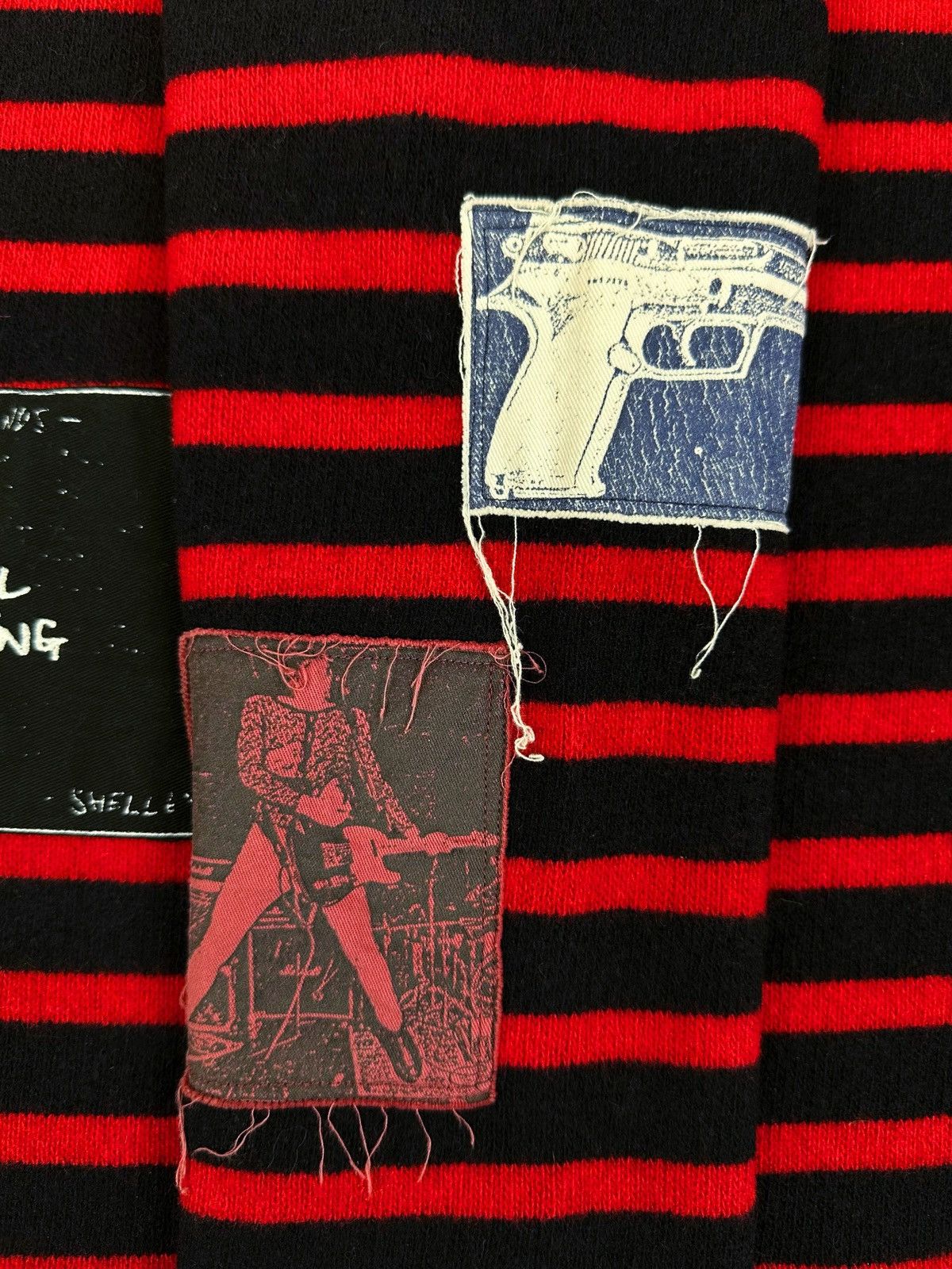 Raf Simons AW01 Raf Simons Riot Riot Riot Patchwork Stripe Turtleneck Size US S / EU 44-46 / 1 - 4 Thumbnail