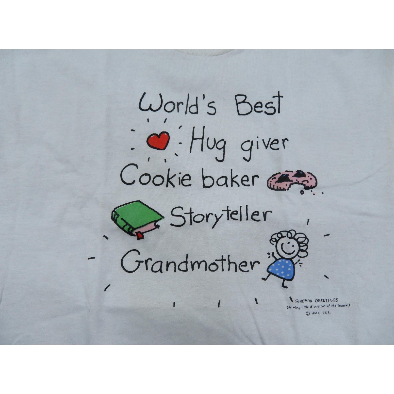 Other World's Best Grandmother Cookie Baker T-Shirt White Sz L 90s Size US L / EU 52-54 / 3 - 2 Thumbnail