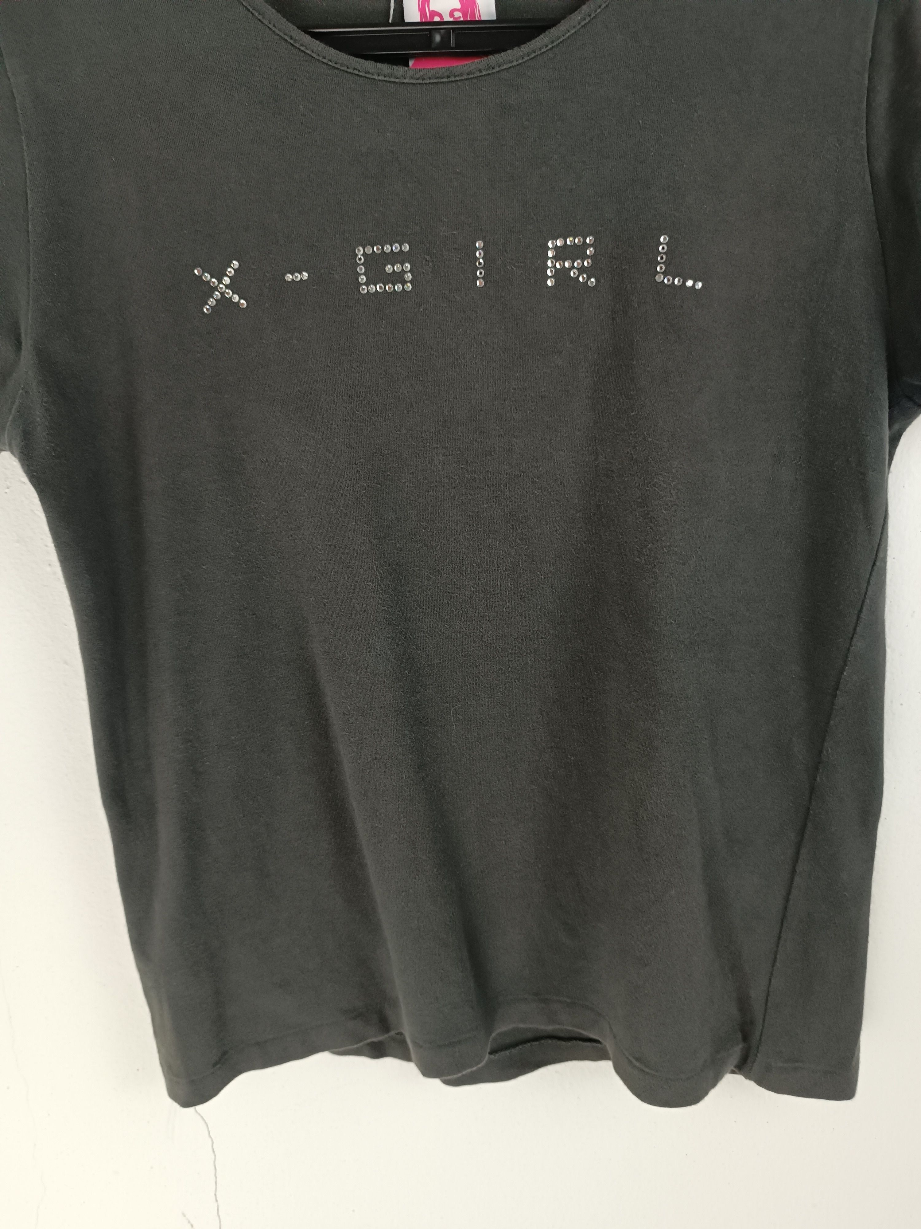 Vintage VINTAGE Y2K X-GIRL RHINESTONE BLINK CROP TOP VERY RARE Size XS / US 0-2 / IT 36-38 - 6 Thumbnail