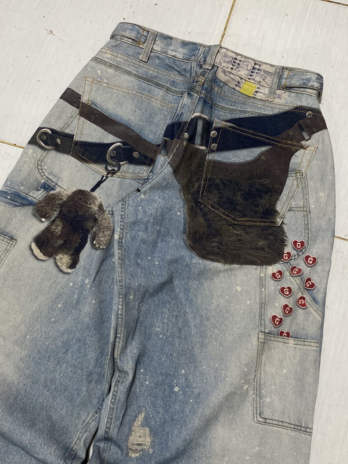 GRAILZ GRAILZ Key Chain Illusion Denim Pants Size US 28 / EU 44 - 5 Thumbnail
