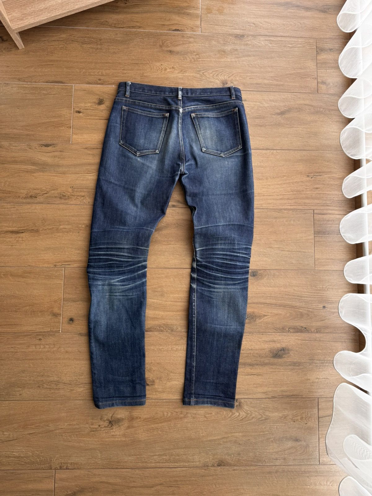A.P.C. × Vintage Vintage A.P.C. Japanese Denim Selvedge Navy Jeans Size US 30 / EU 46 - 7 Thumbnail