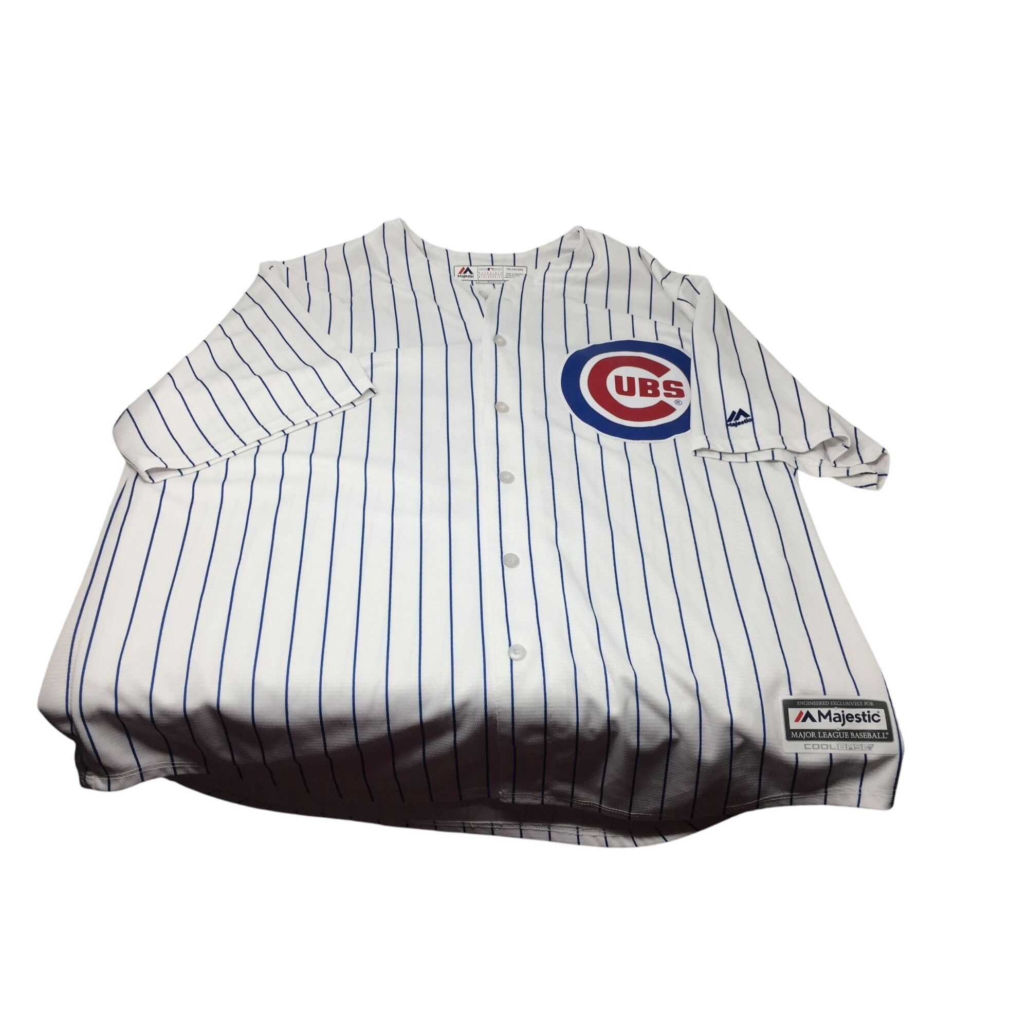 Other Vintage Chicago Cubs Kris Bryant #17 White and Blue Striped Size US XXL / EU 58 / 5 - 3 Thumbnail