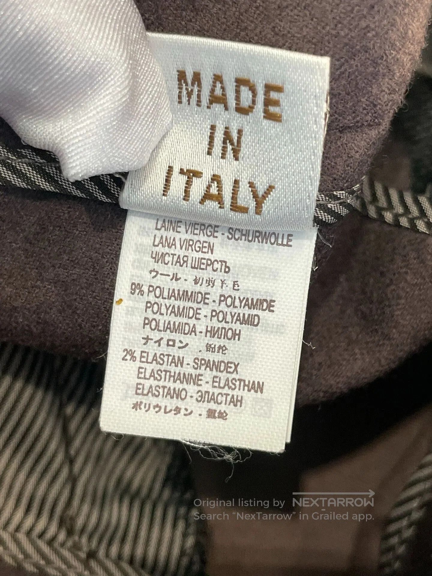 Brunello Cucinelli brunello cucinelli dark brown wool pants. Size US 36 / EU 52 - 5 Thumbnail